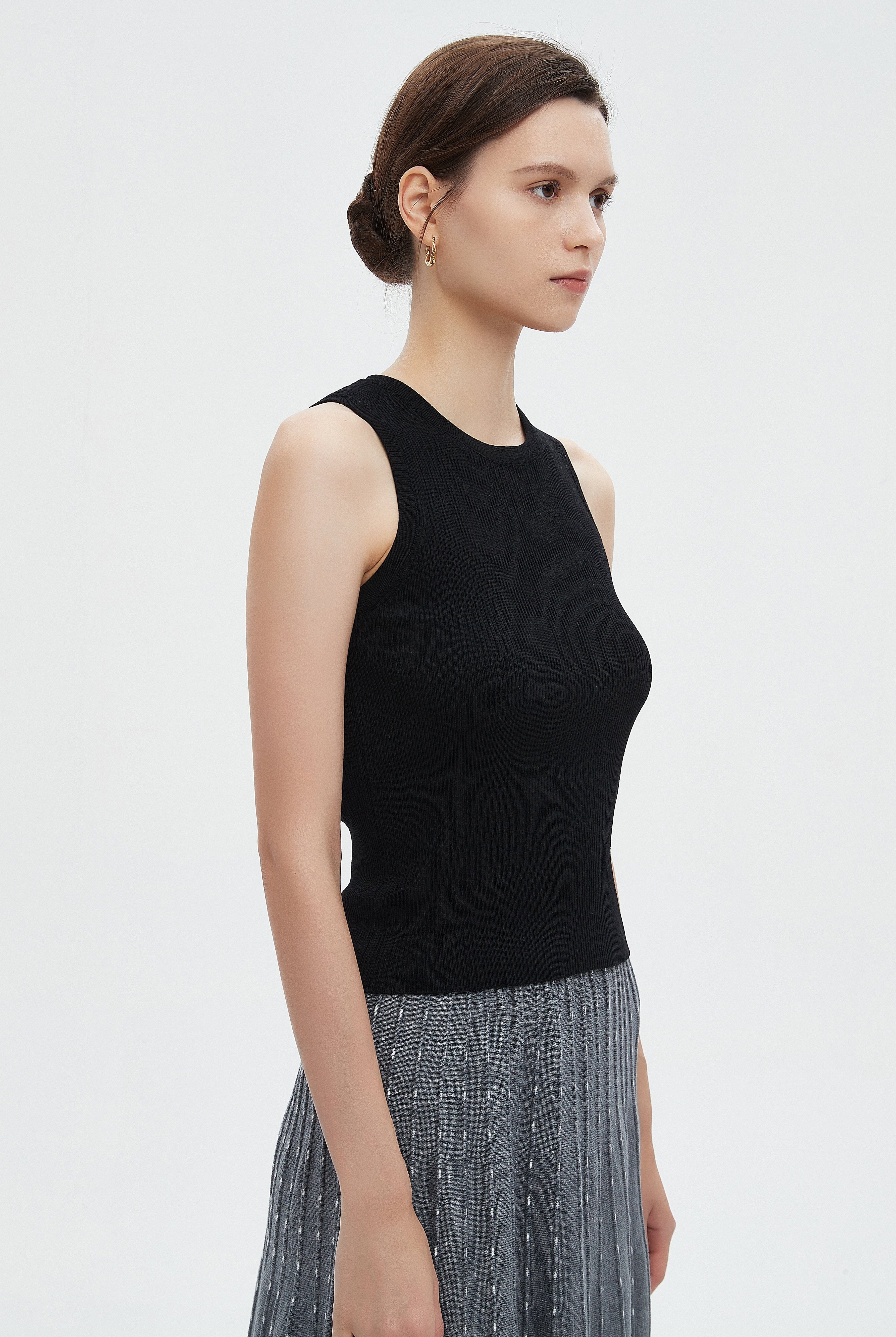 ميكا بلوزة نسائية طويلة كات سادة