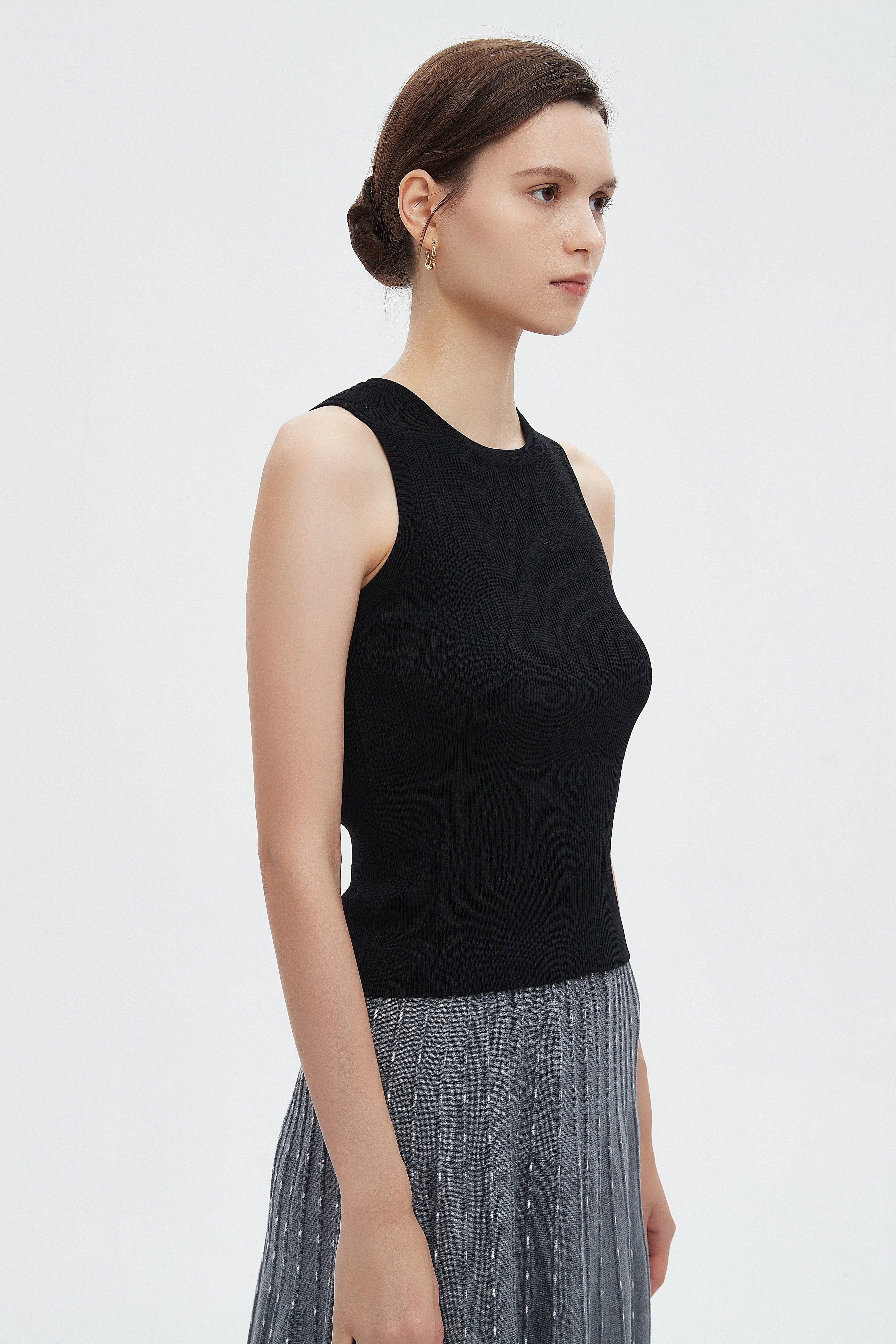 ميكا بلوزة نسائية طويلة كات سادة