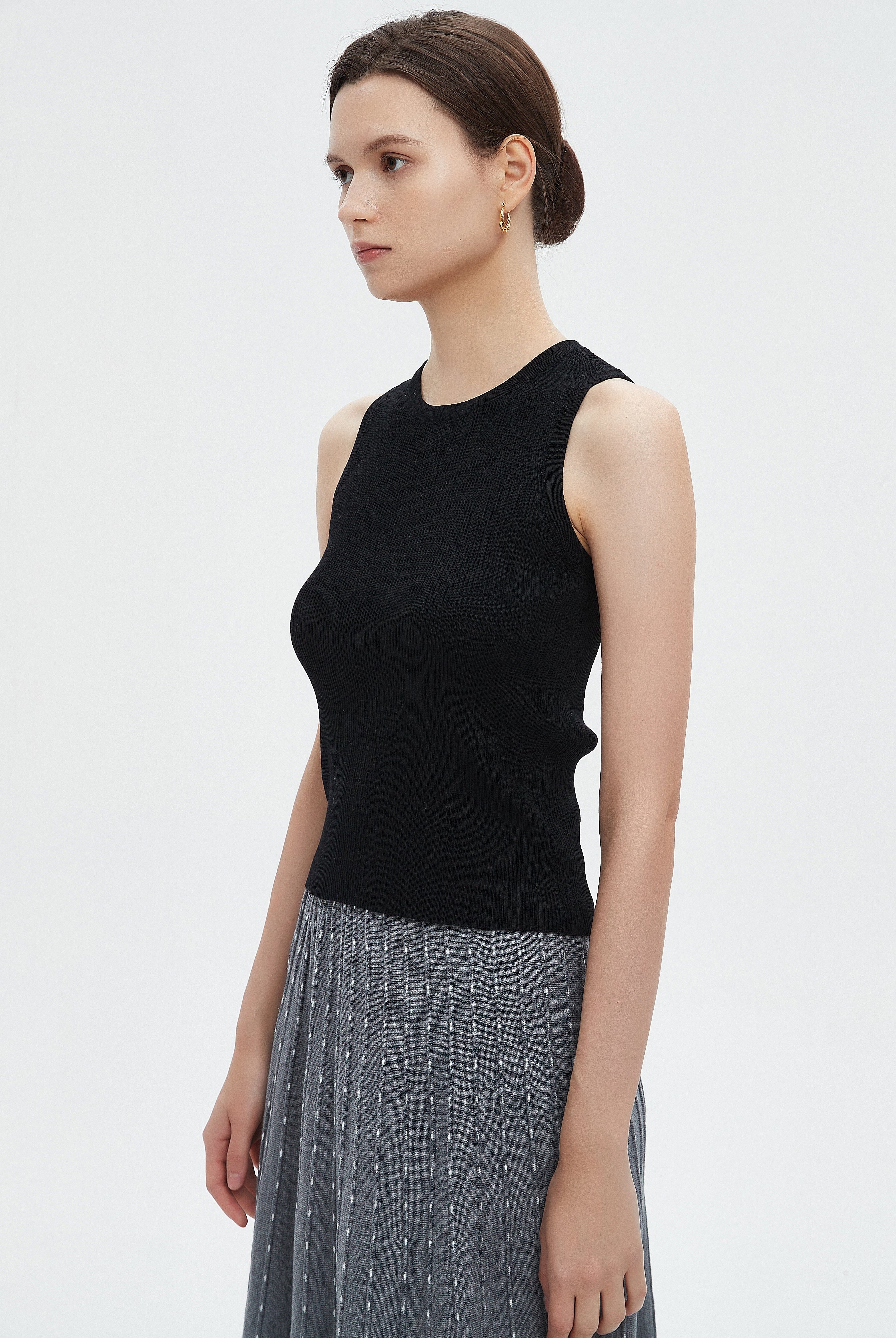 ميكا بلوزة نسائية طويلة كات سادة