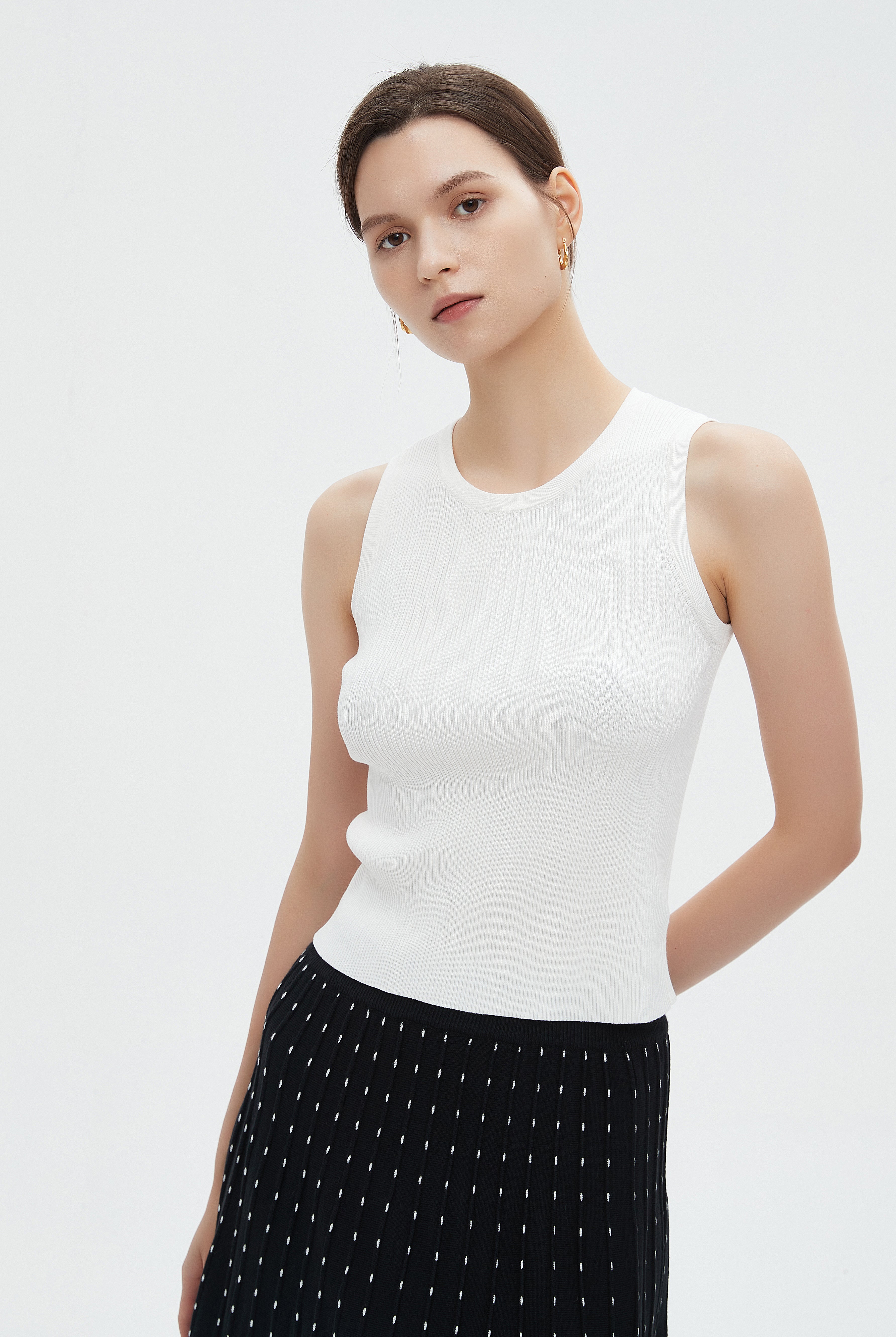 ميكا بلوزة نسائية طويلة كات سادة