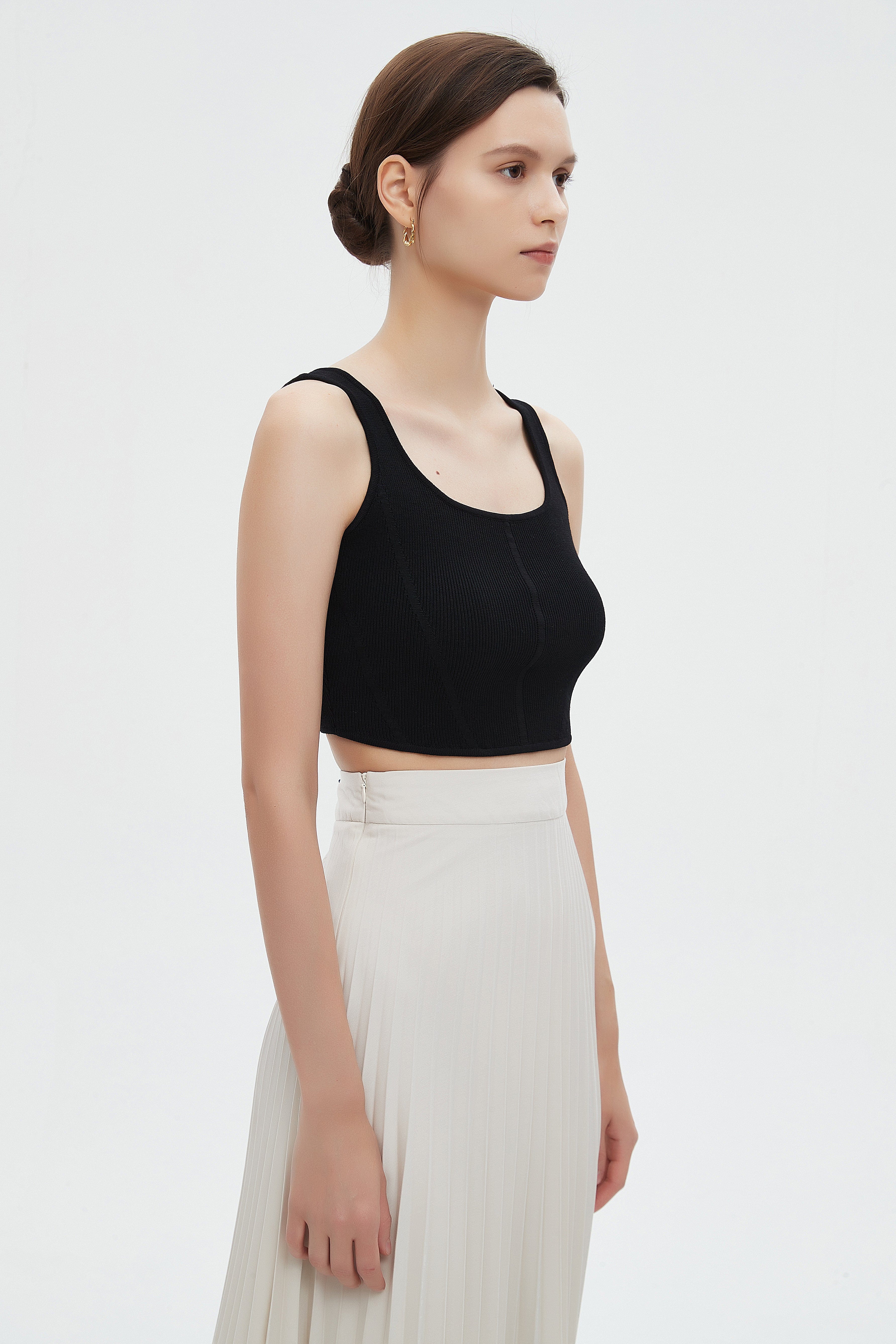 ميكا تانك توب نسائي كات سادة