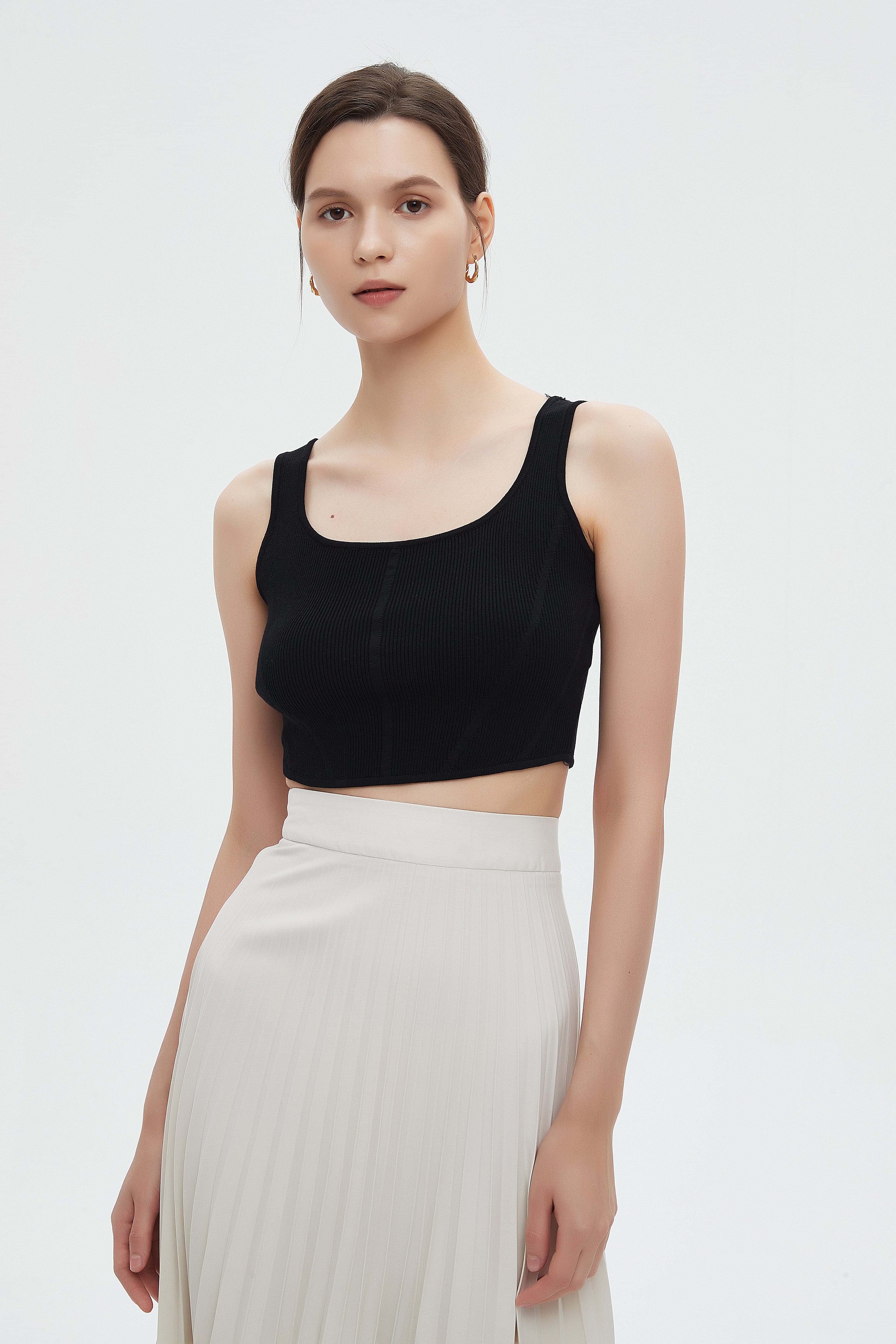 ميكا تانك توب نسائي كات سادة