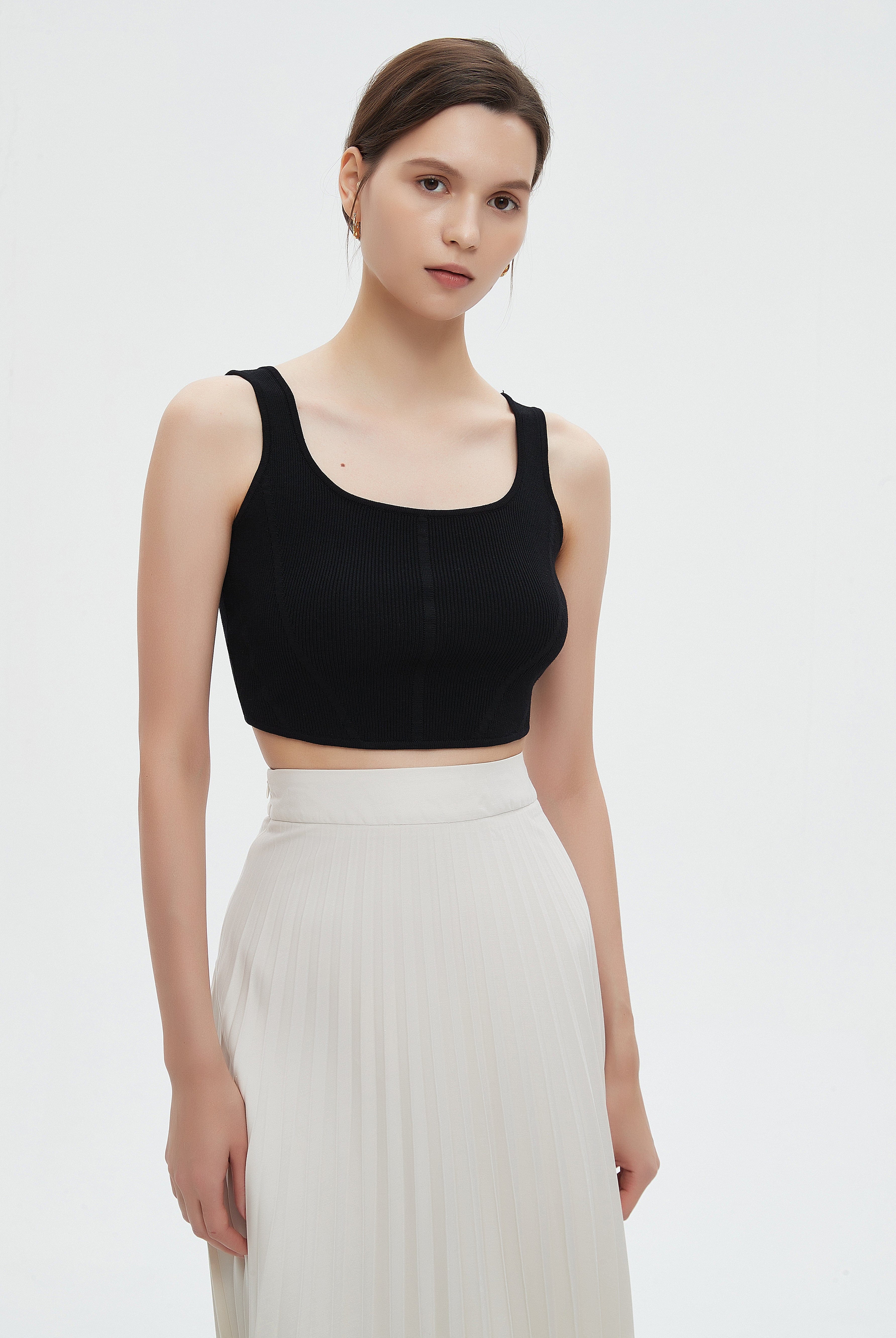 ميكا تانك توب نسائي كات سادة