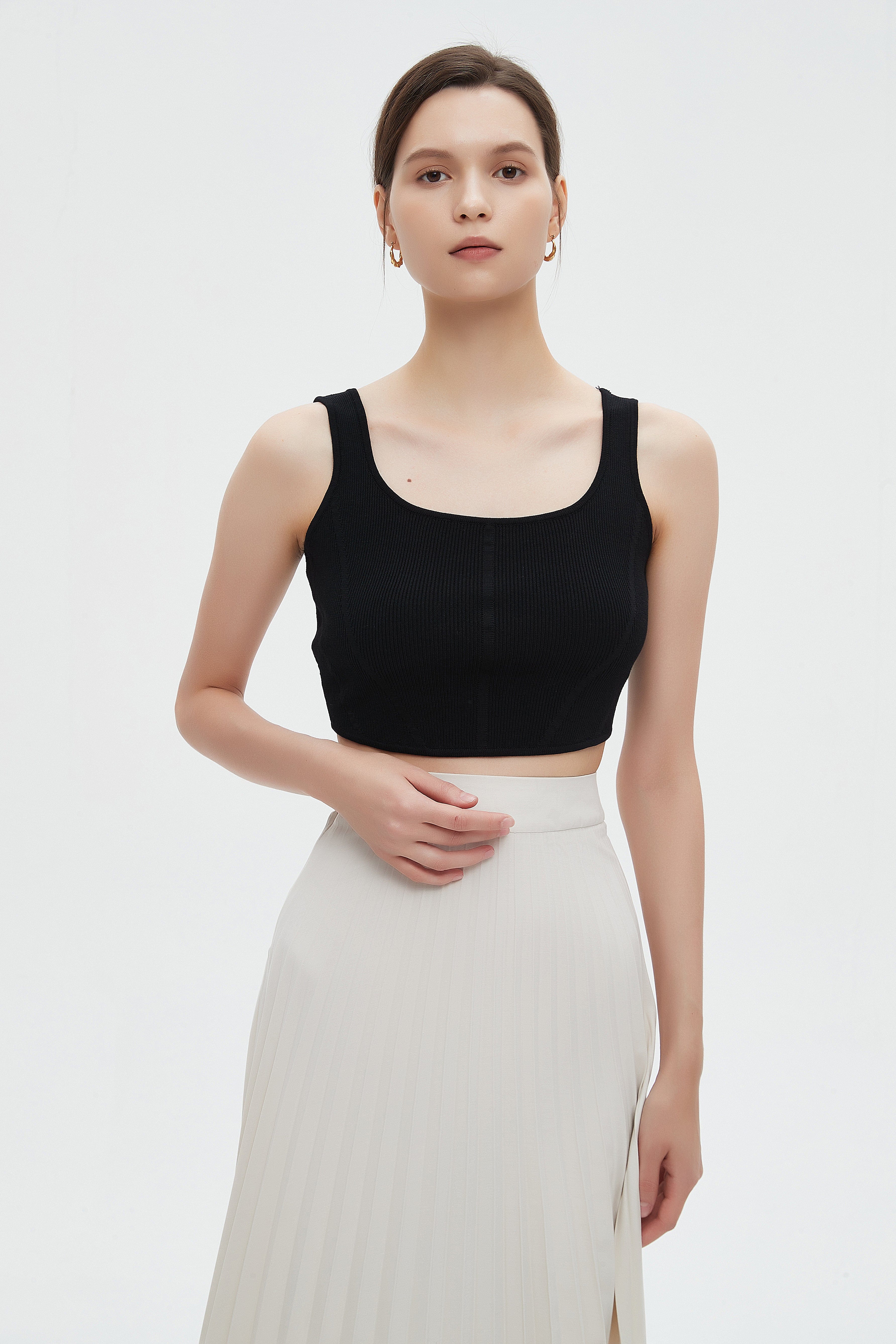 ميكا تانك توب نسائي كات سادة