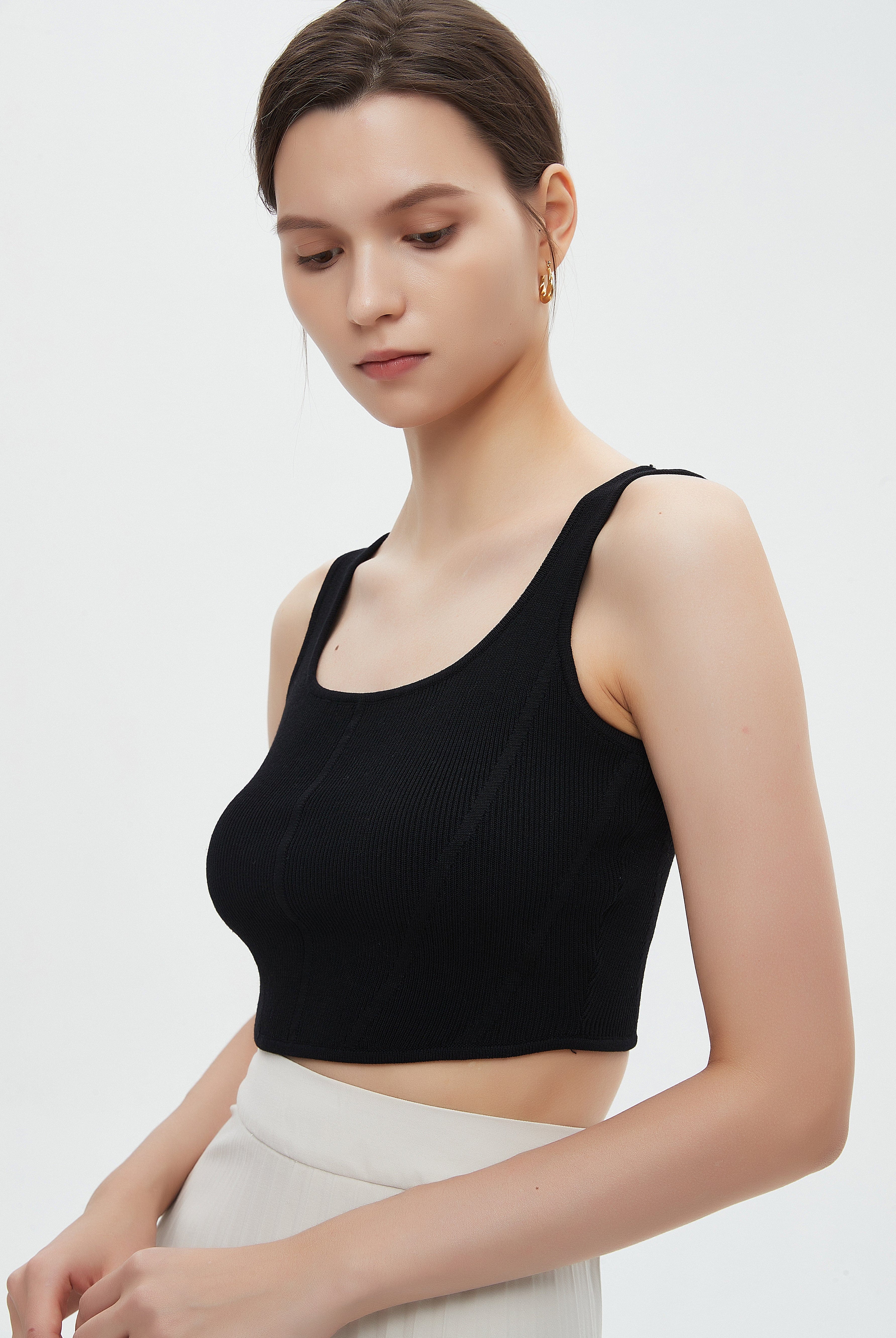 ميكا تانك توب نسائي كات سادة