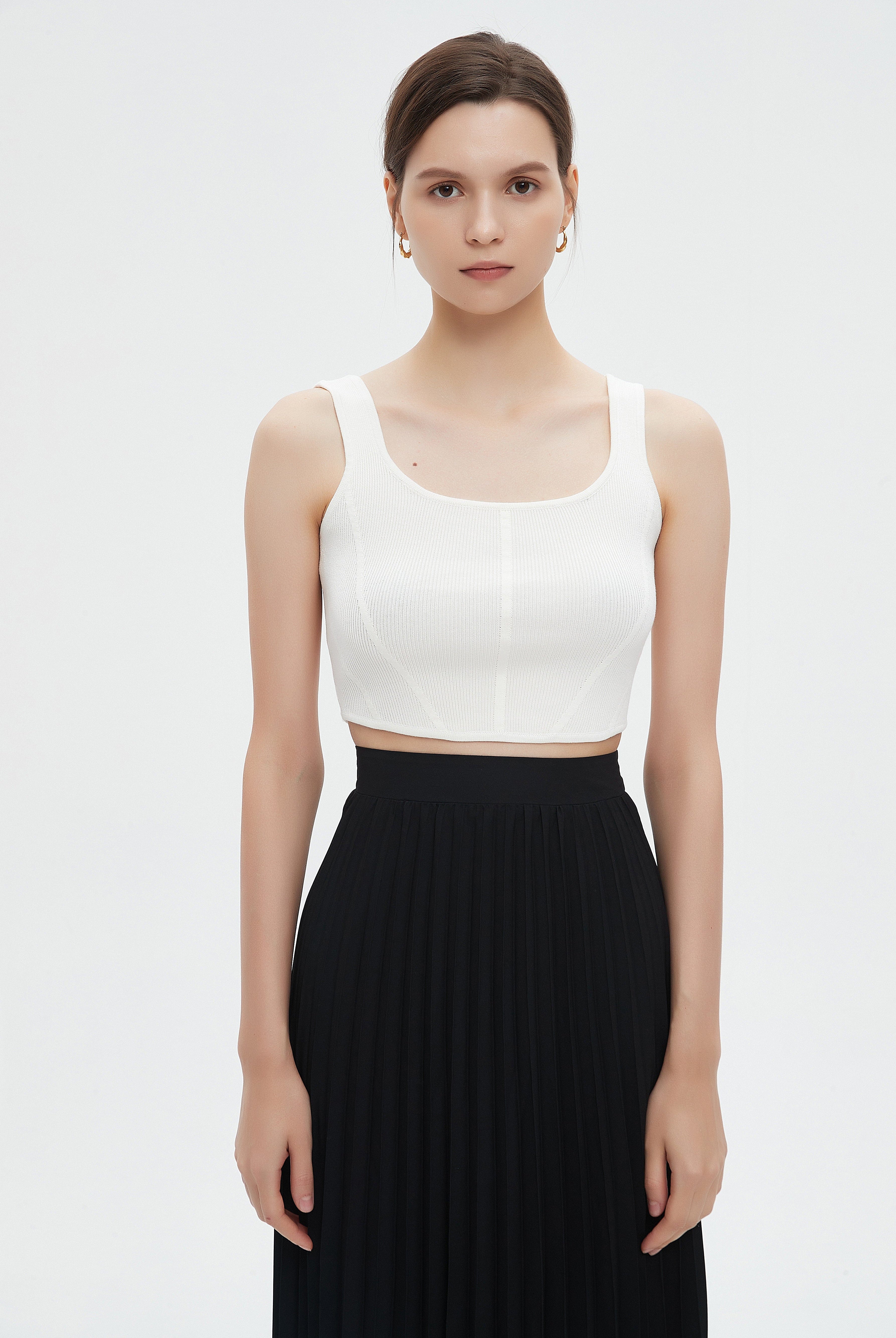 ميكا تانك توب نسائي كات سادة