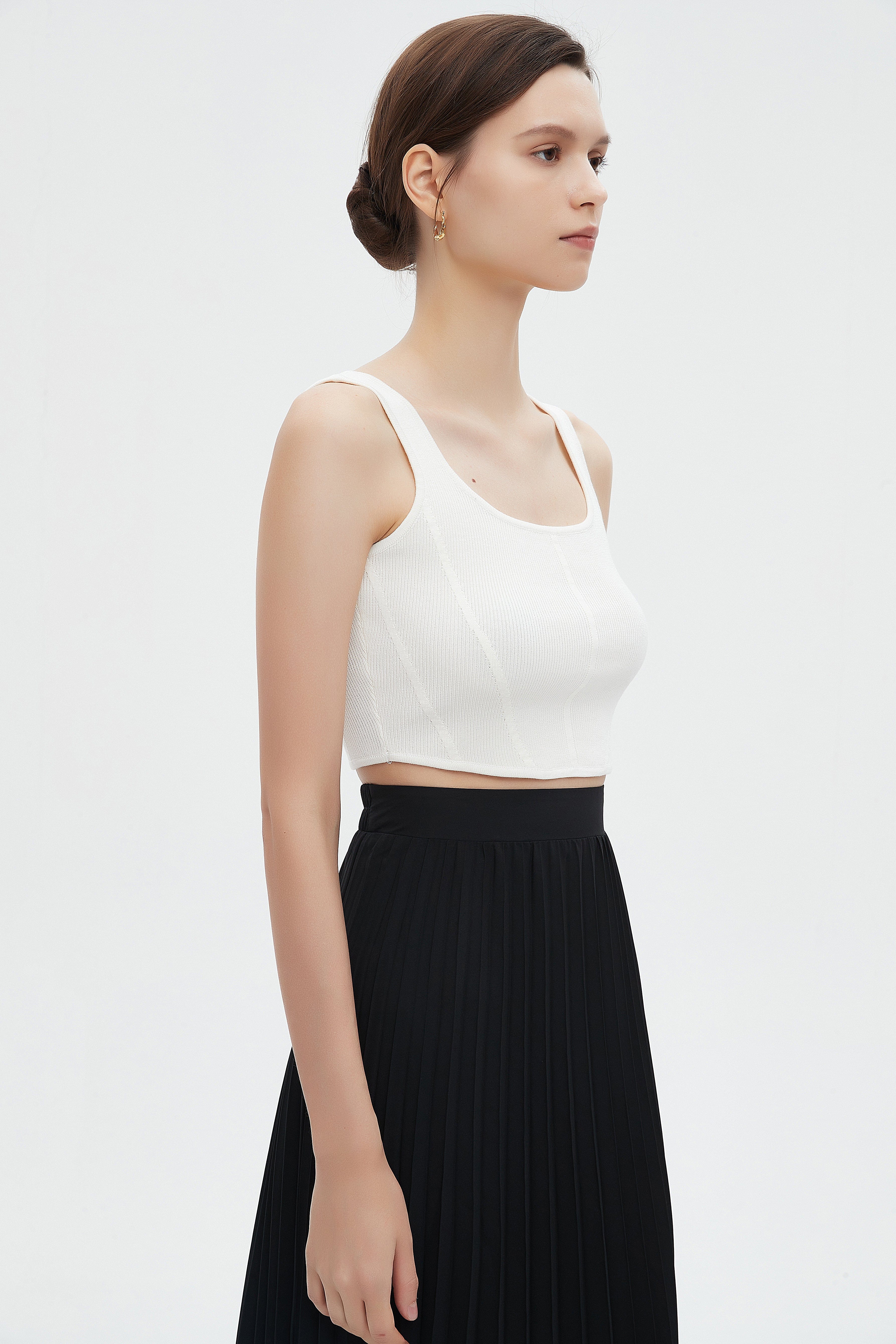 ميكا تانك توب نسائي كات سادة