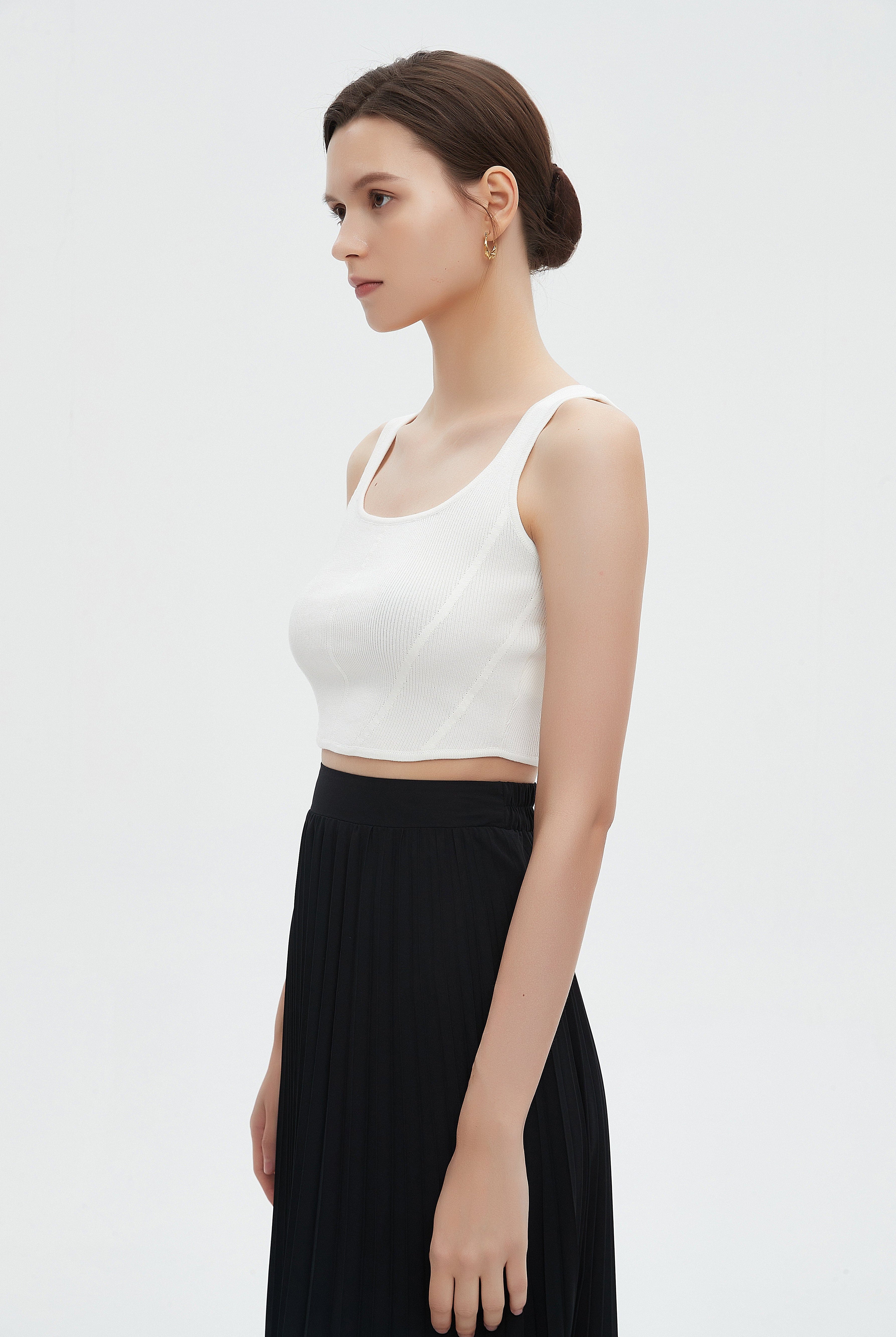 ميكا تانك توب نسائي كات سادة