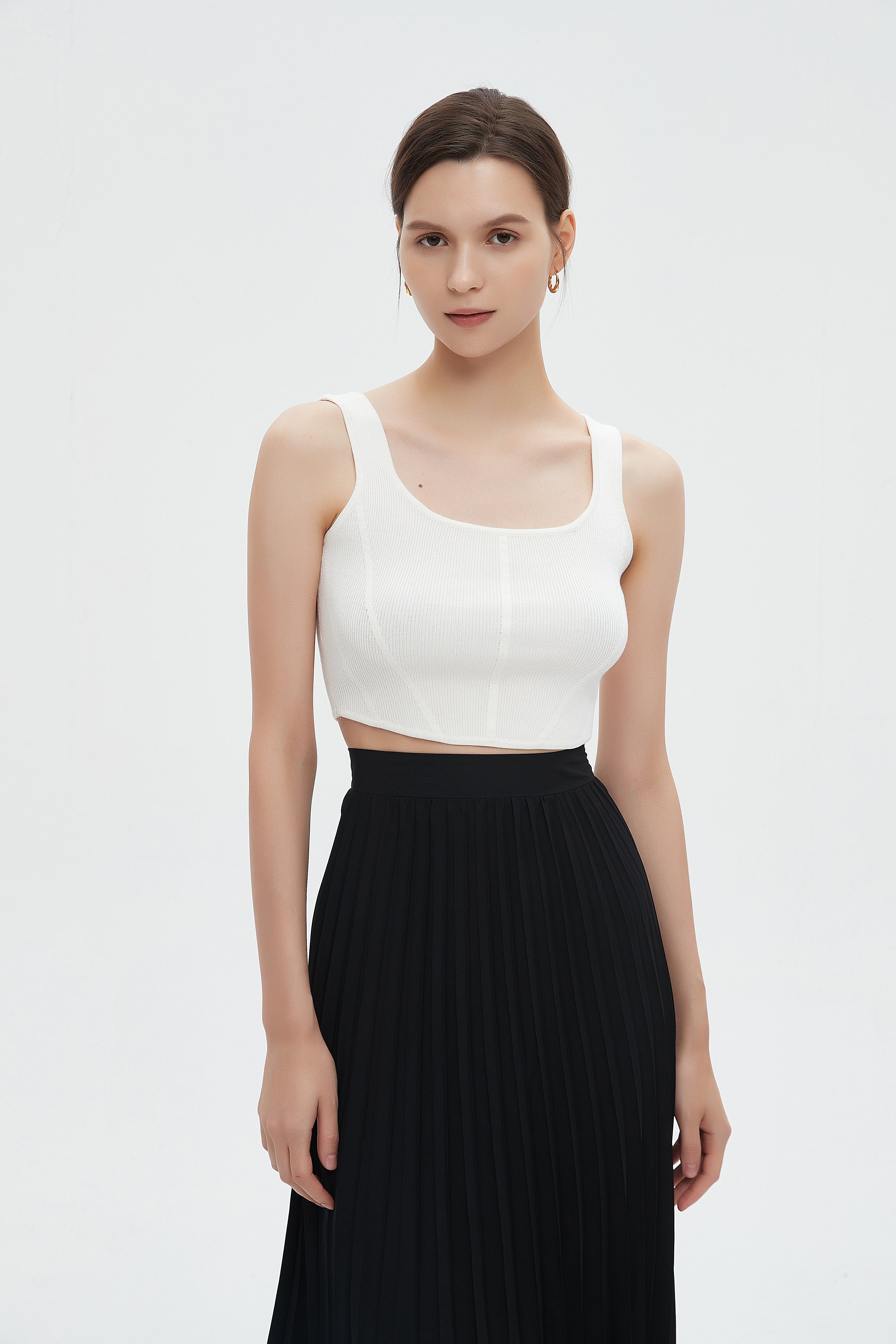 ميكا تانك توب نسائي كات سادة