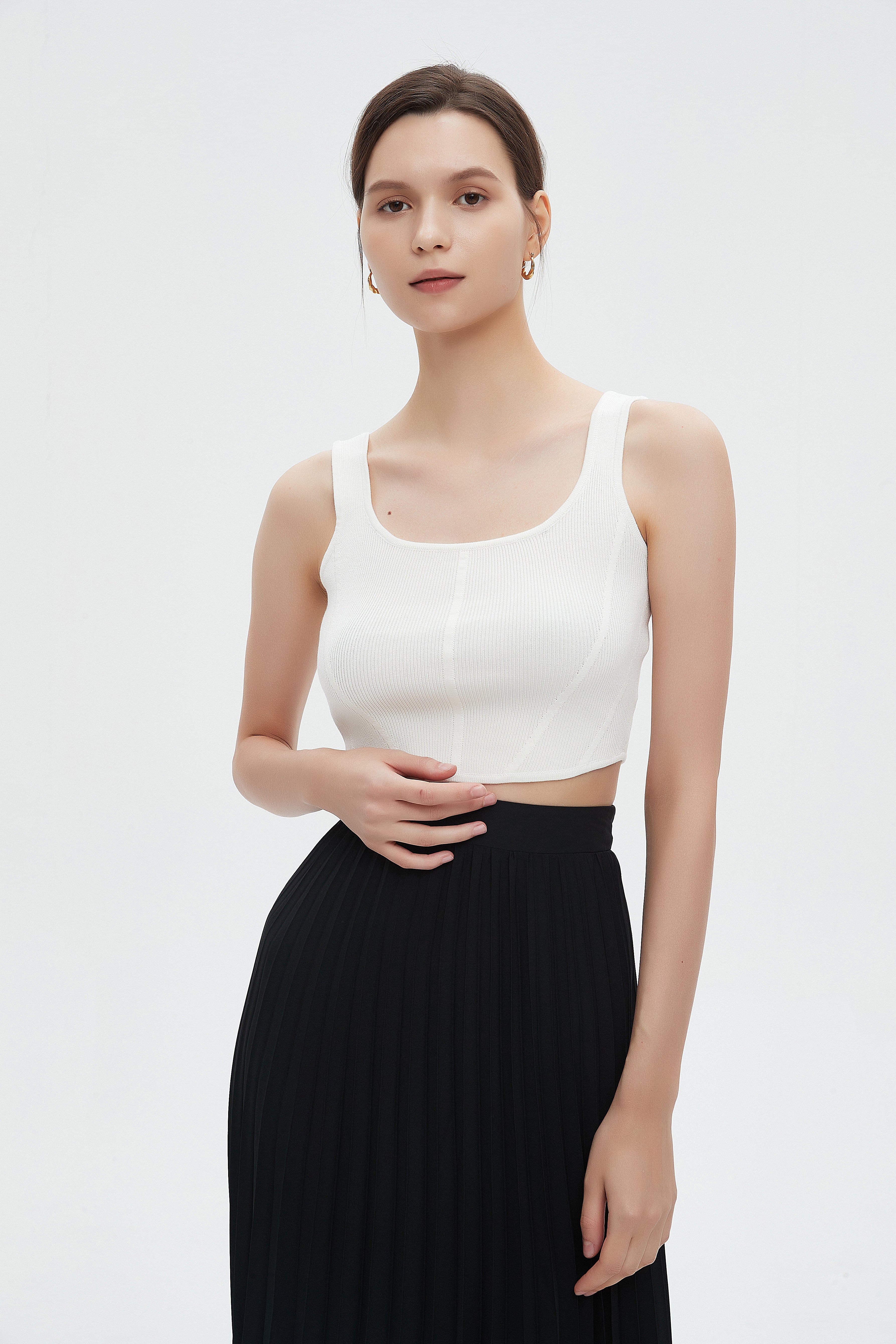 ميكا تانك توب نسائي كات سادة