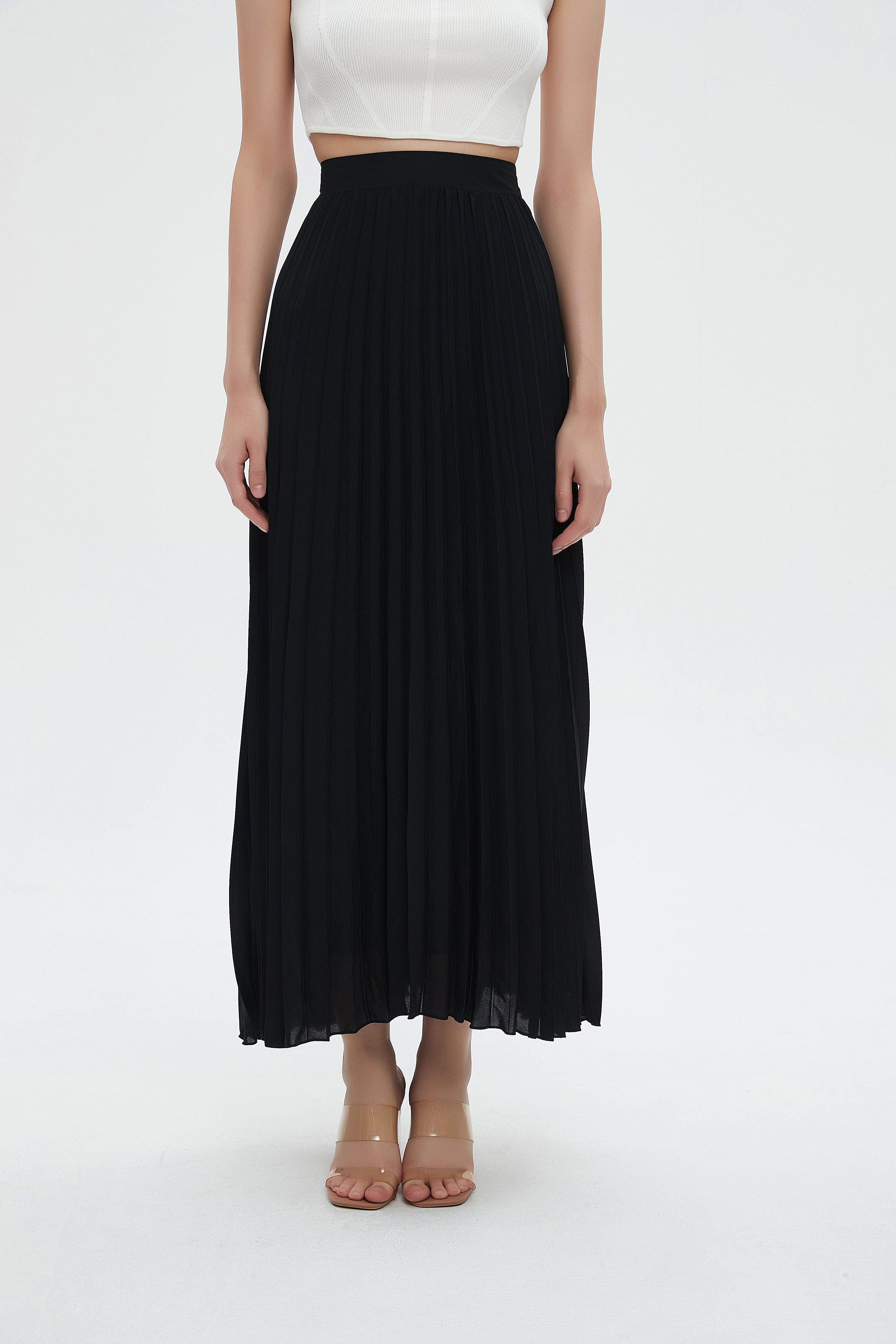 ميكا تنورة نسائية بقصة كشكش طويلة