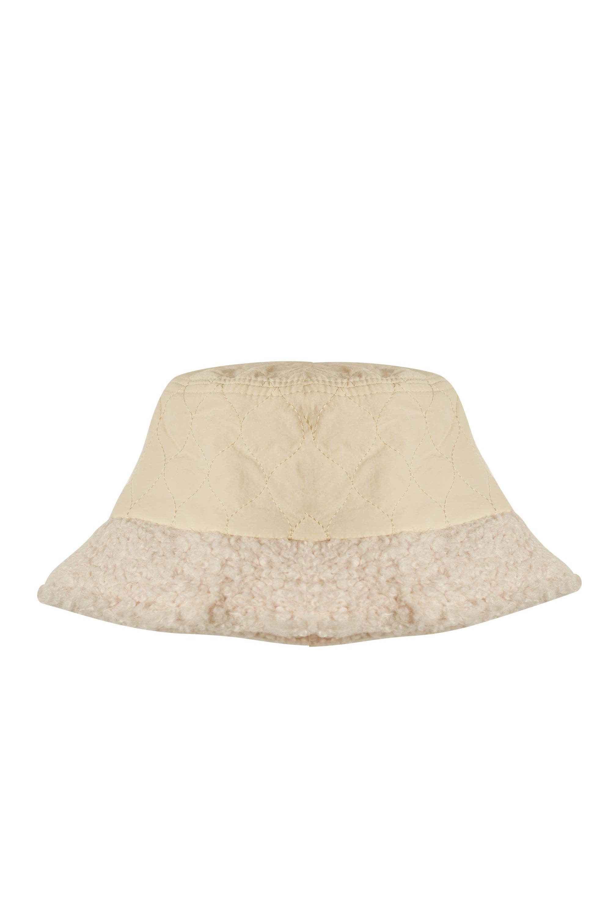 ميكا كاب مبطن ومطرز أوف وايت