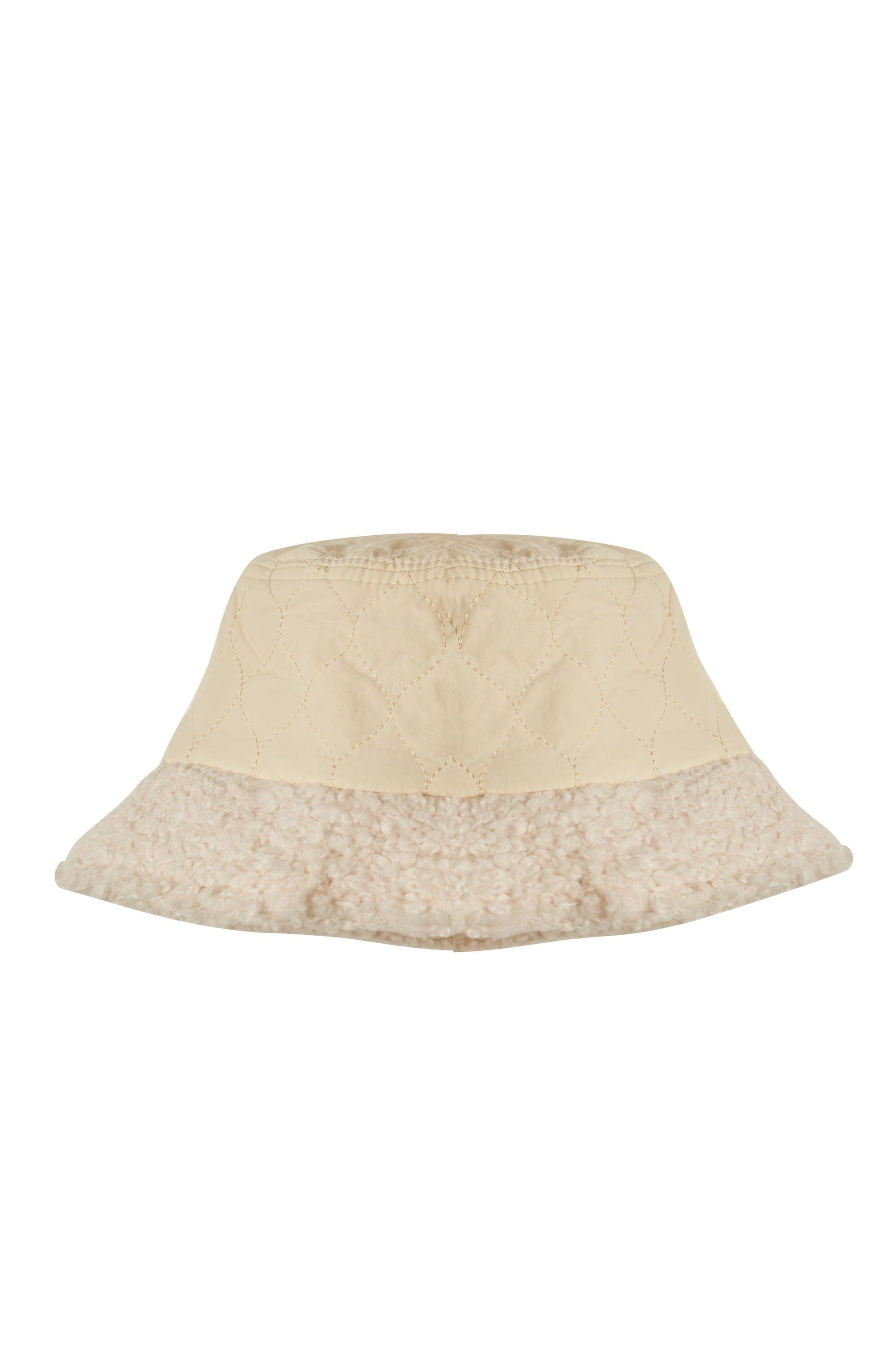 ميكا كاب مبطن ومطرز أوف وايت