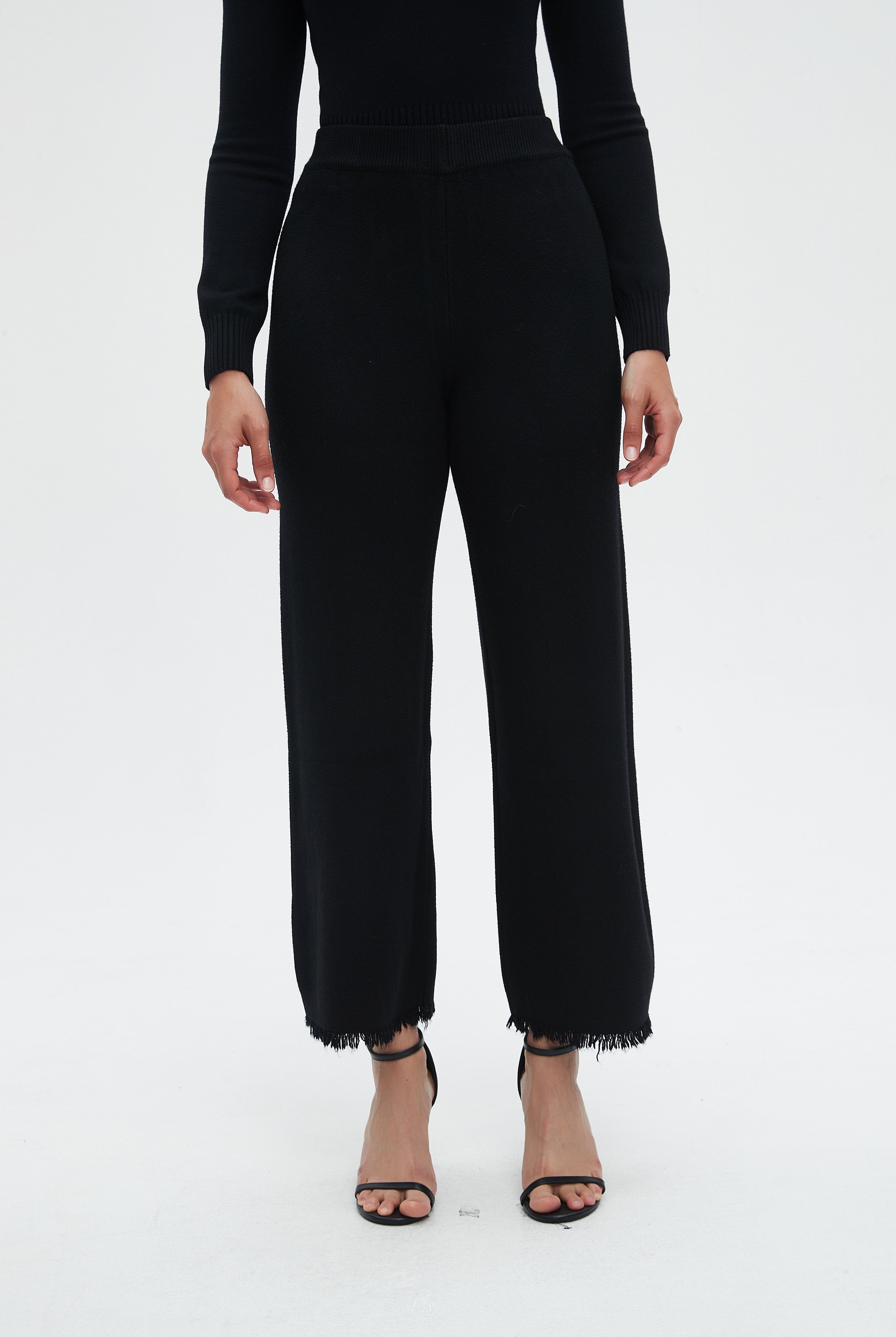 نتشي بنطلون نسائي واسع طويل