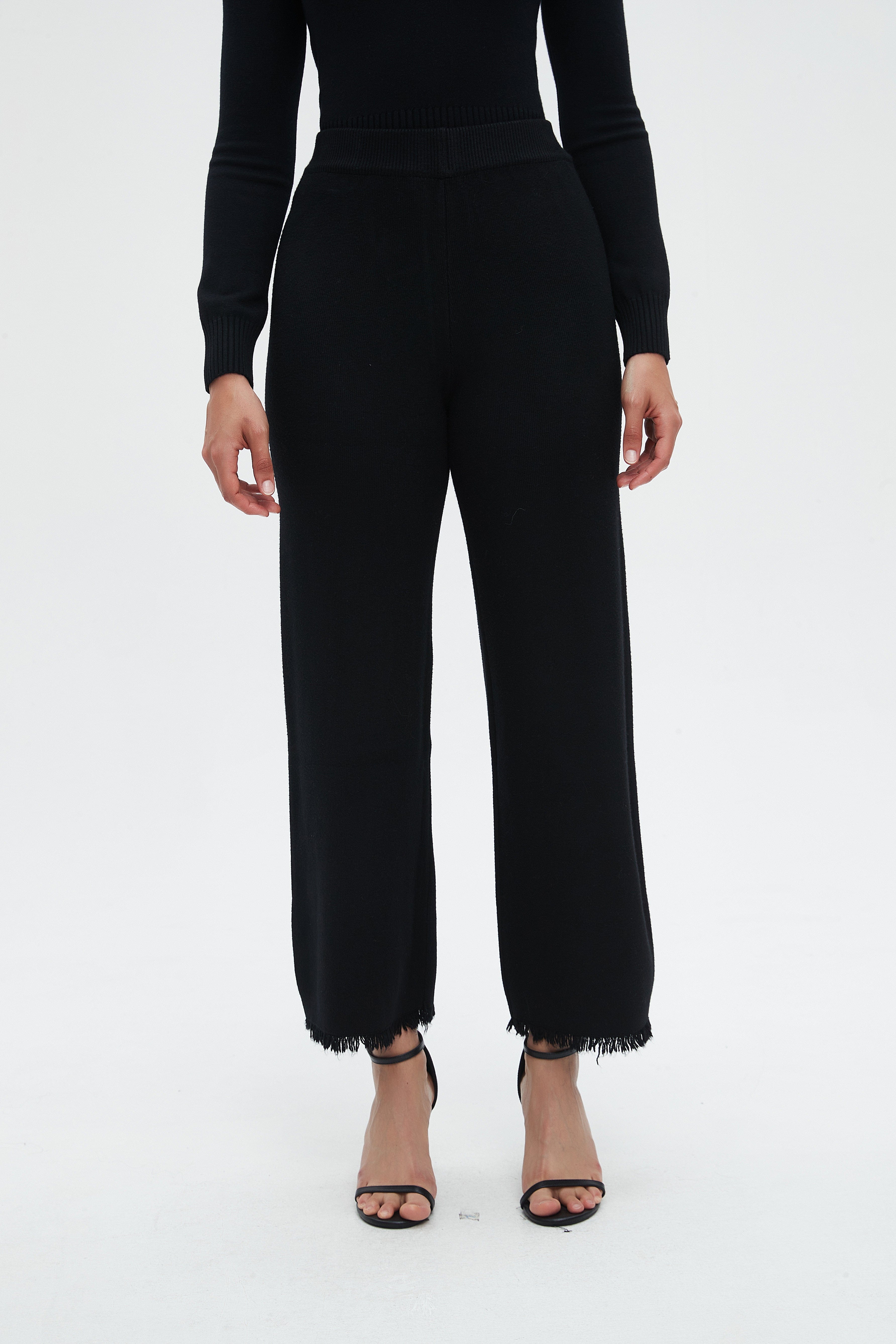 نتشي بنطلون نسائي واسع طويل