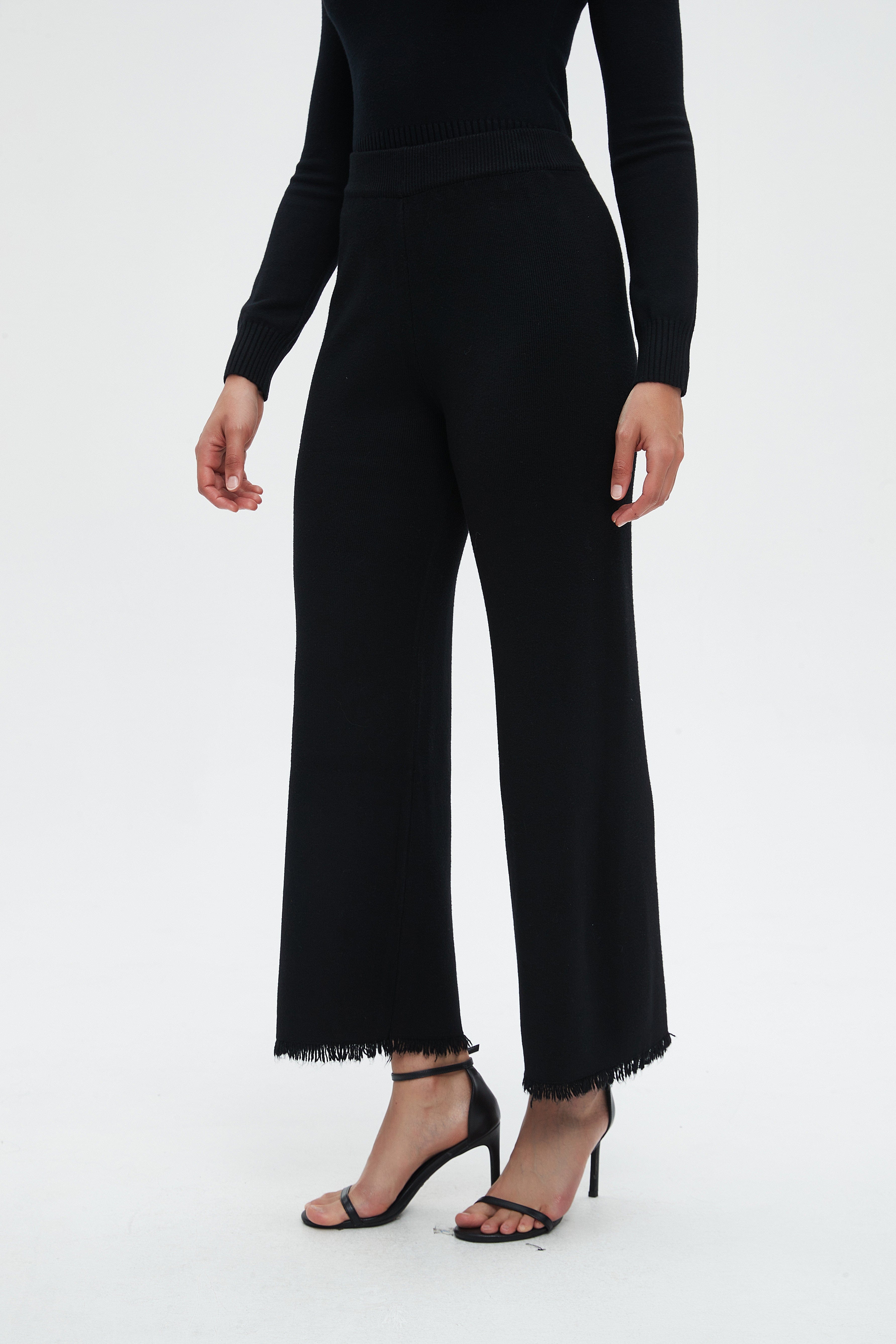 نتشي بنطلون نسائي واسع طويل