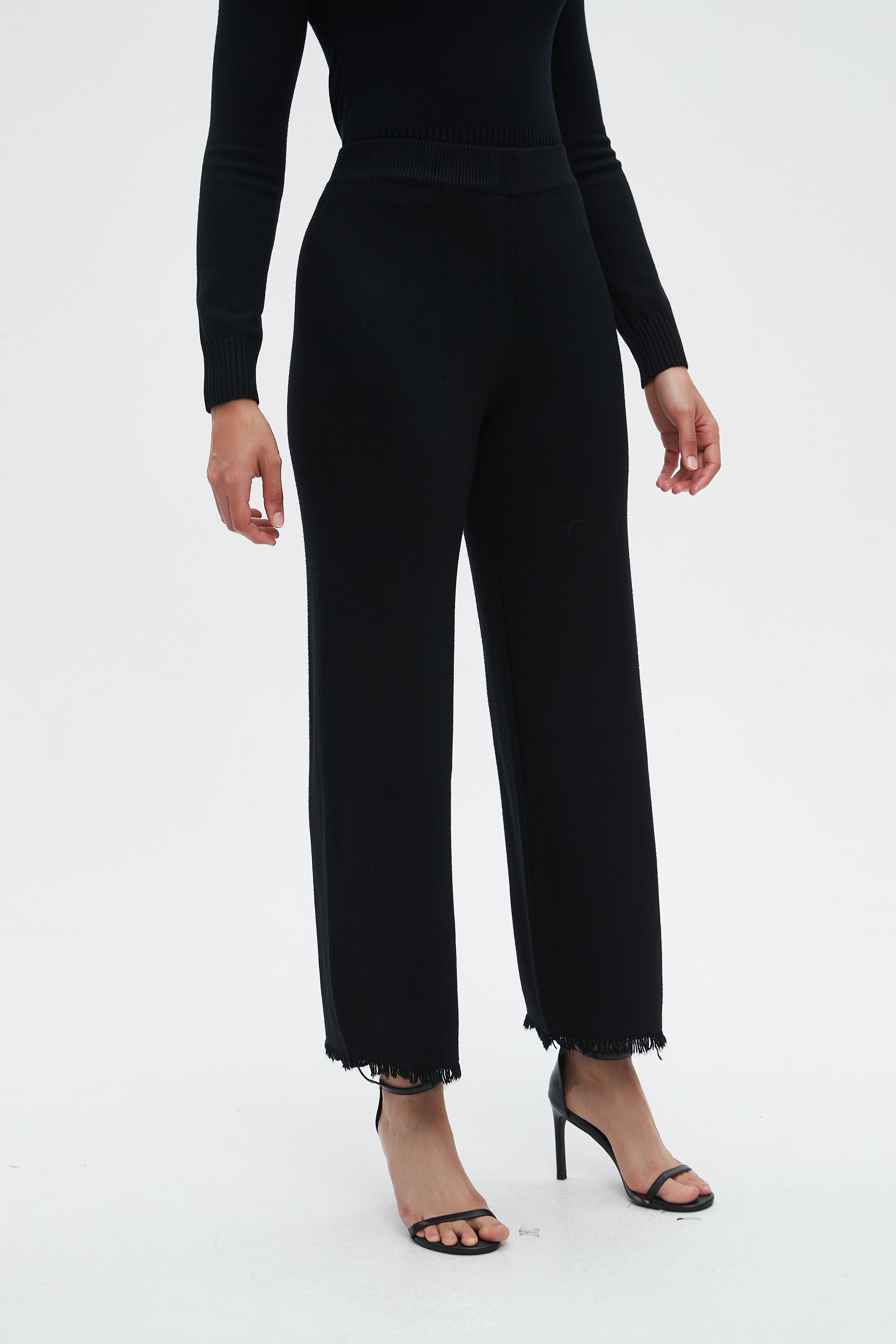 نتشي بنطلون نسائي واسع طويل