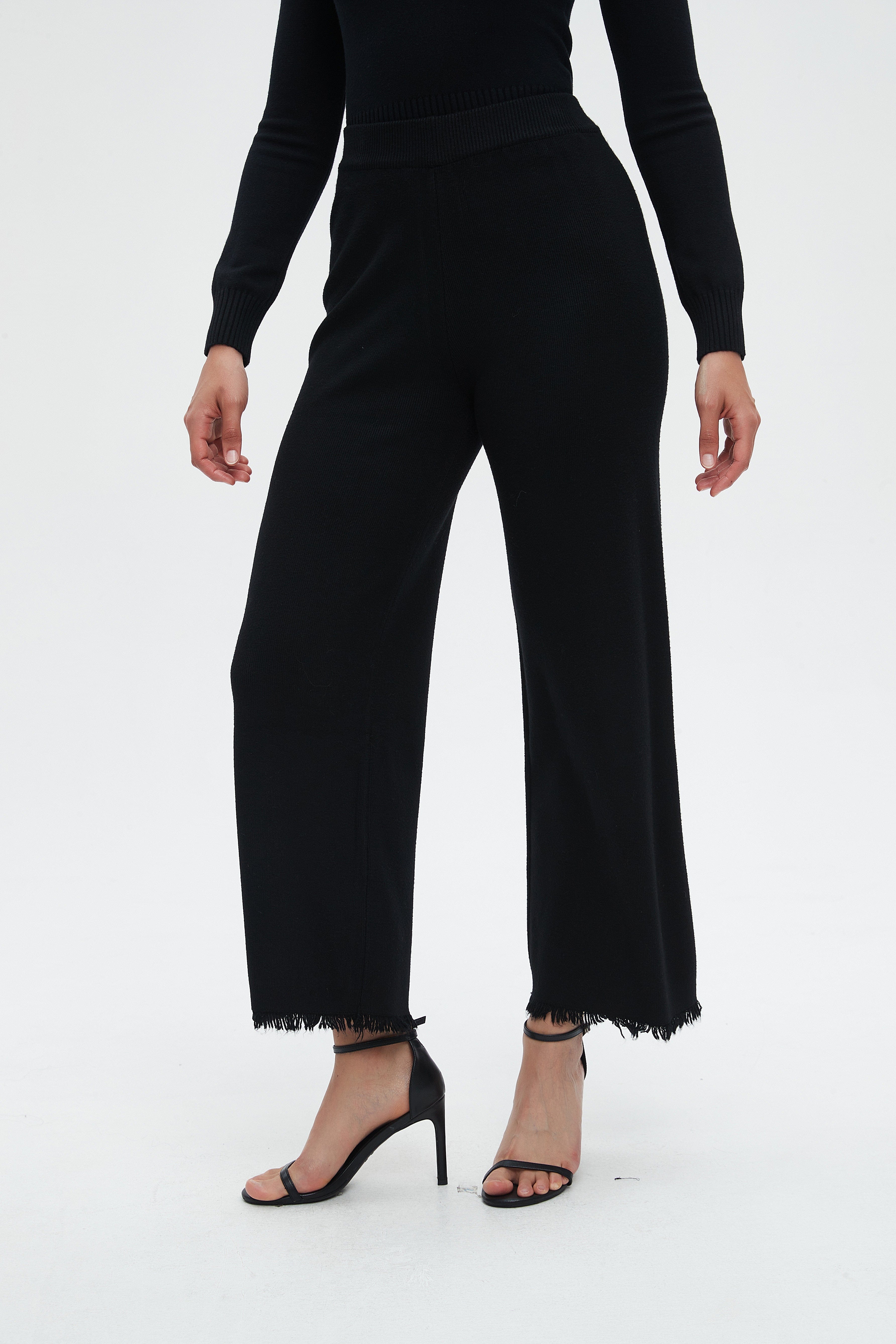 نتشي بنطلون نسائي واسع طويل