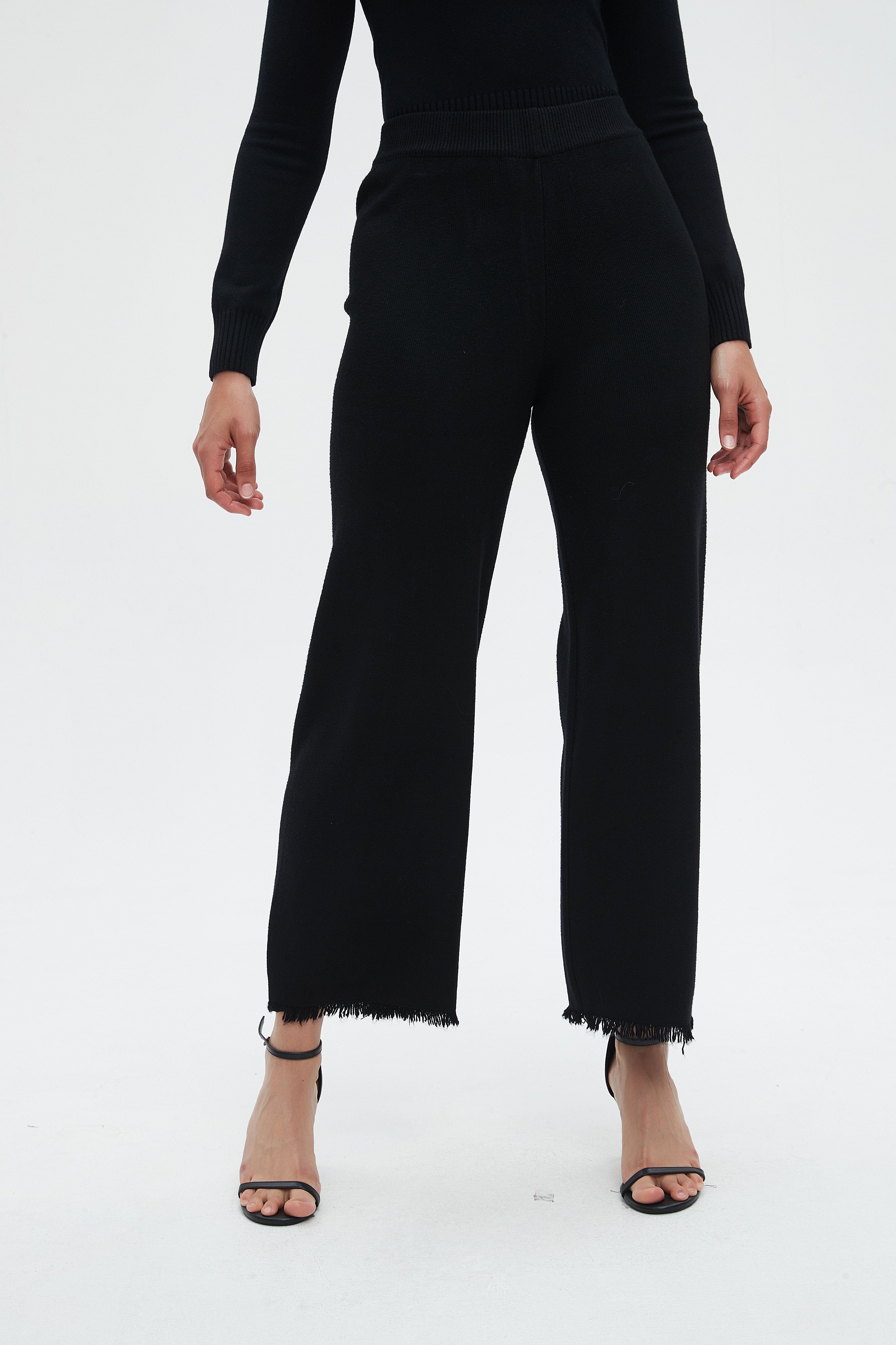 نتشي بنطلون نسائي واسع طويل