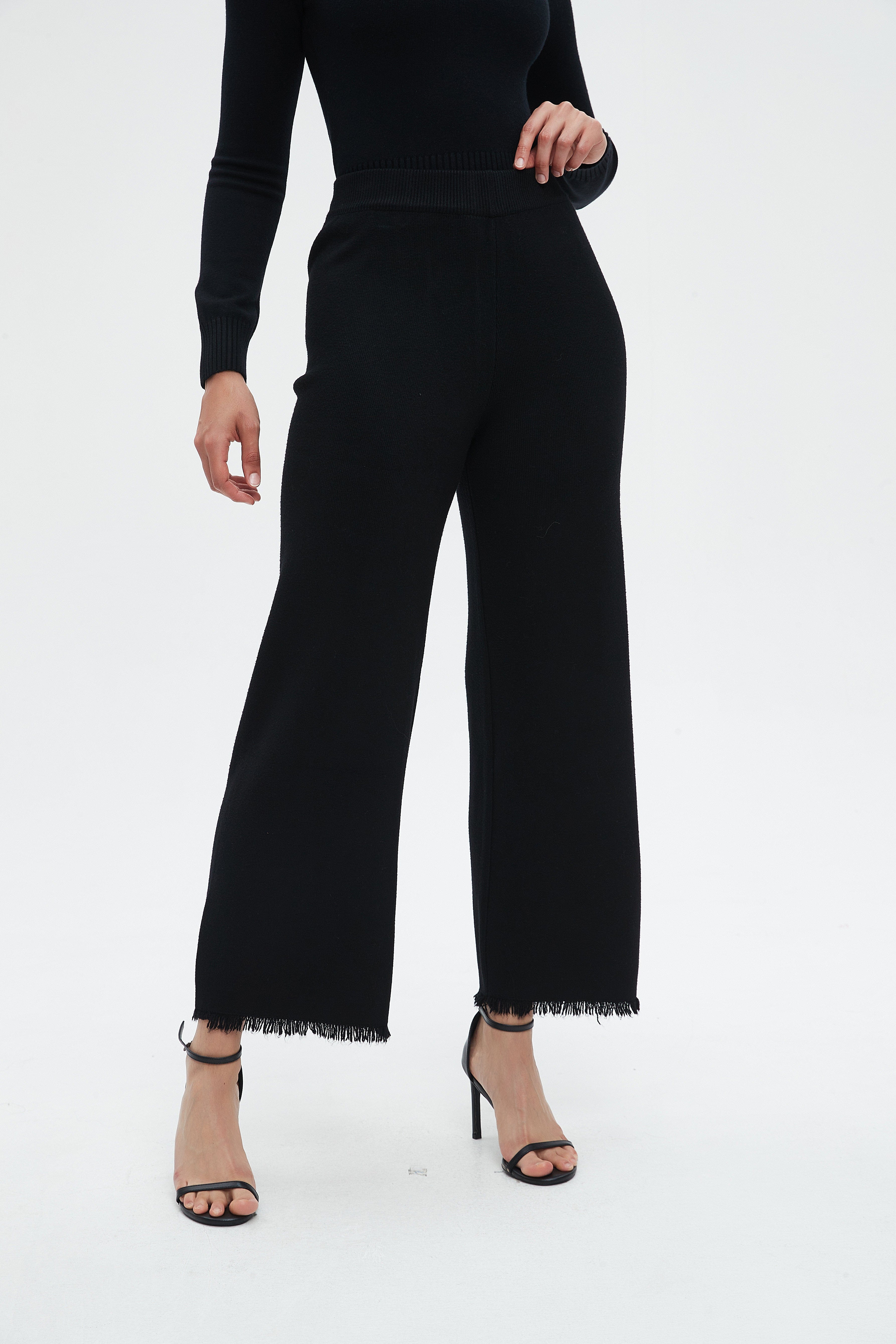 نتشي بنطلون نسائي واسع طويل