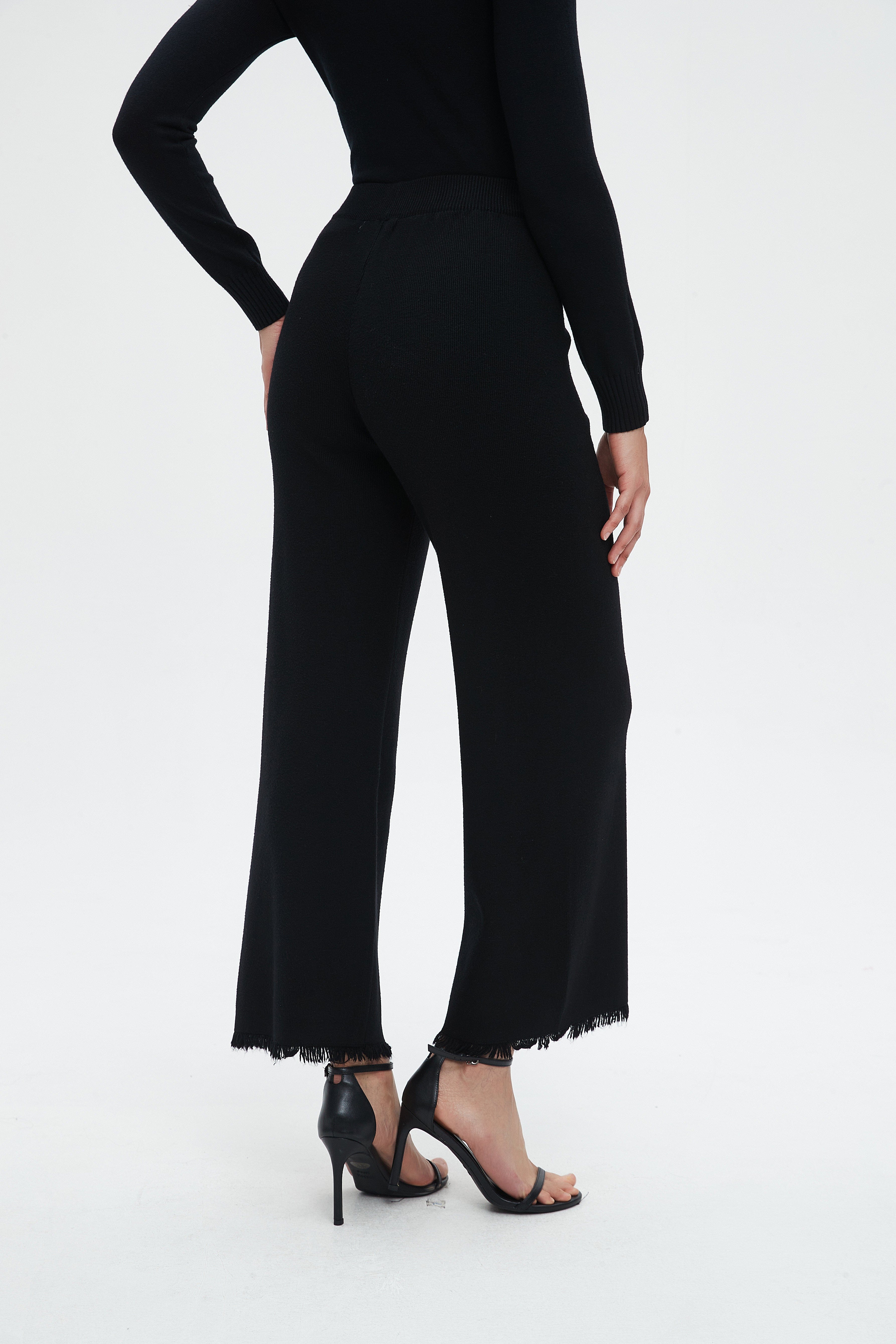 نتشي بنطلون نسائي واسع طويل