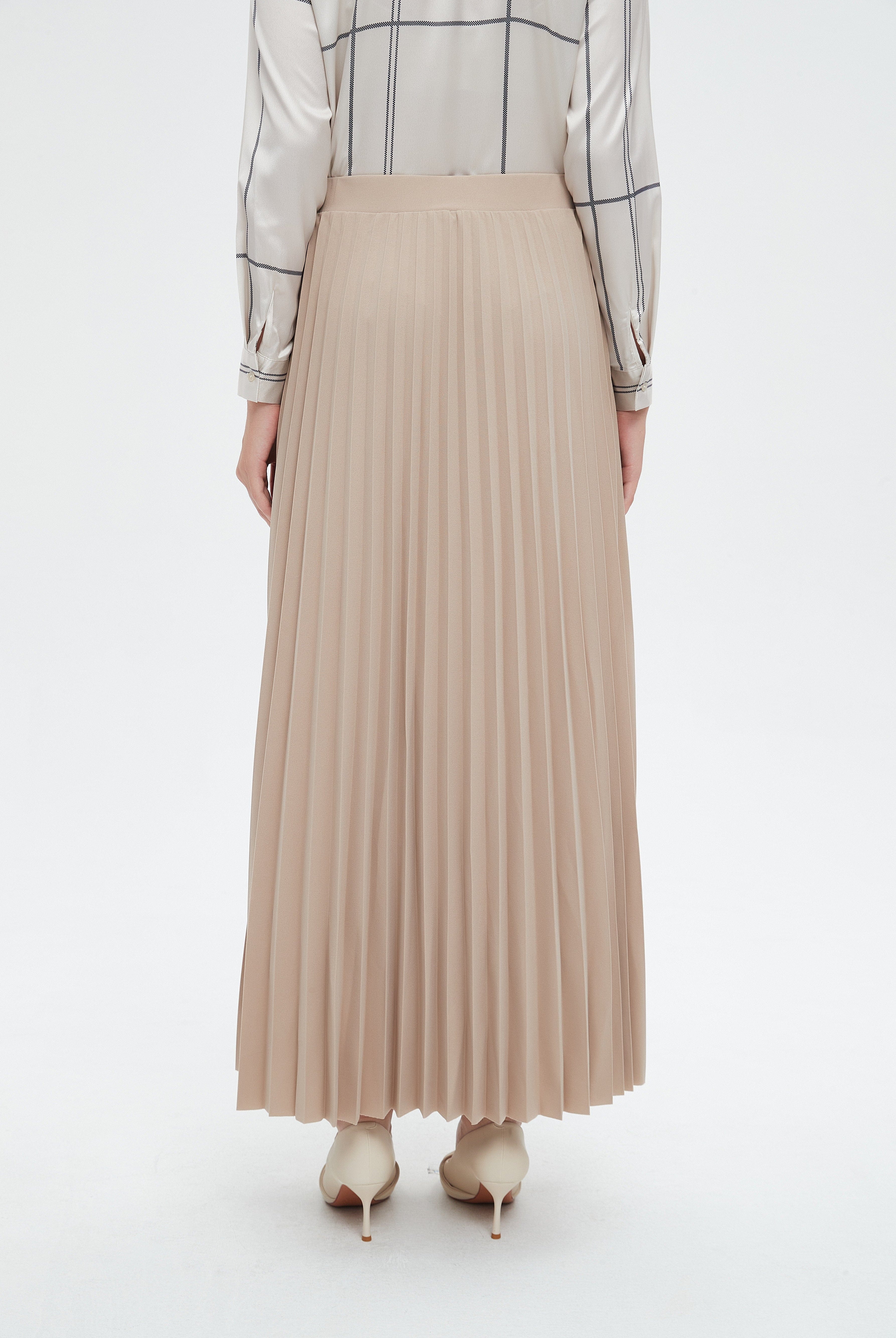 نتشي تنورة ميدي سادة بليسية