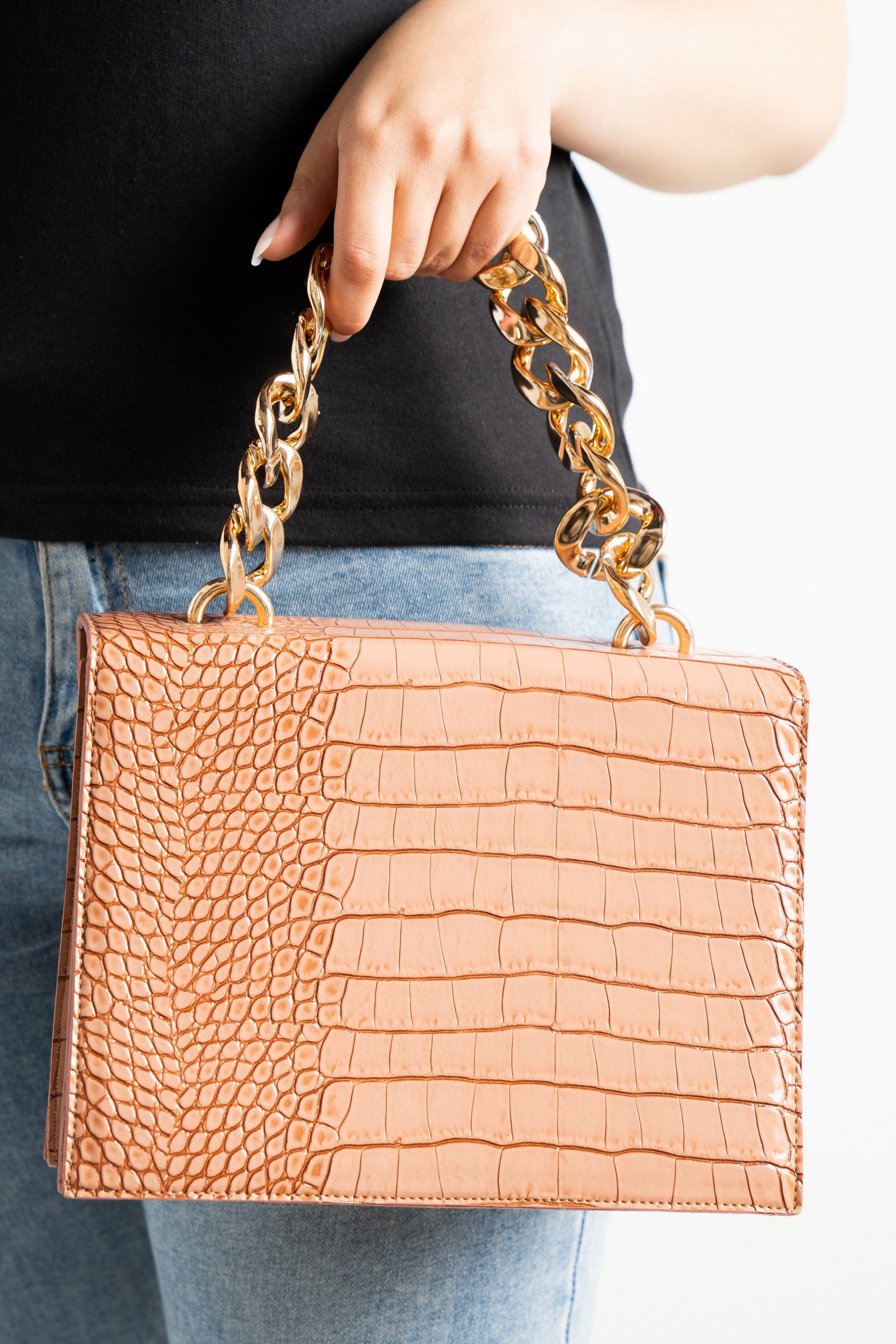 داليدرس حقيبة نسائية جلد ثعبان