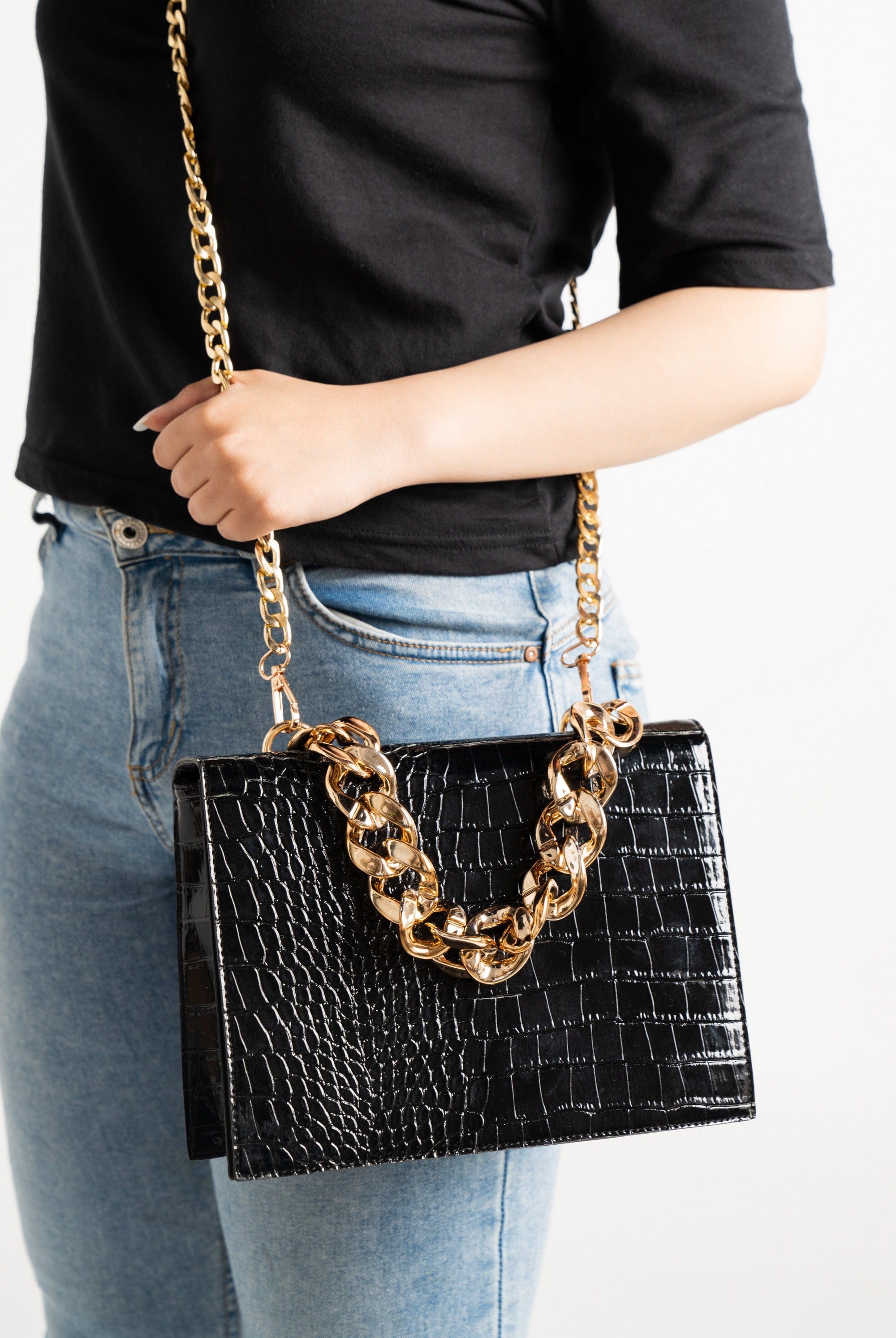 داليدرس حقيبة نسائية جلد ثعبان