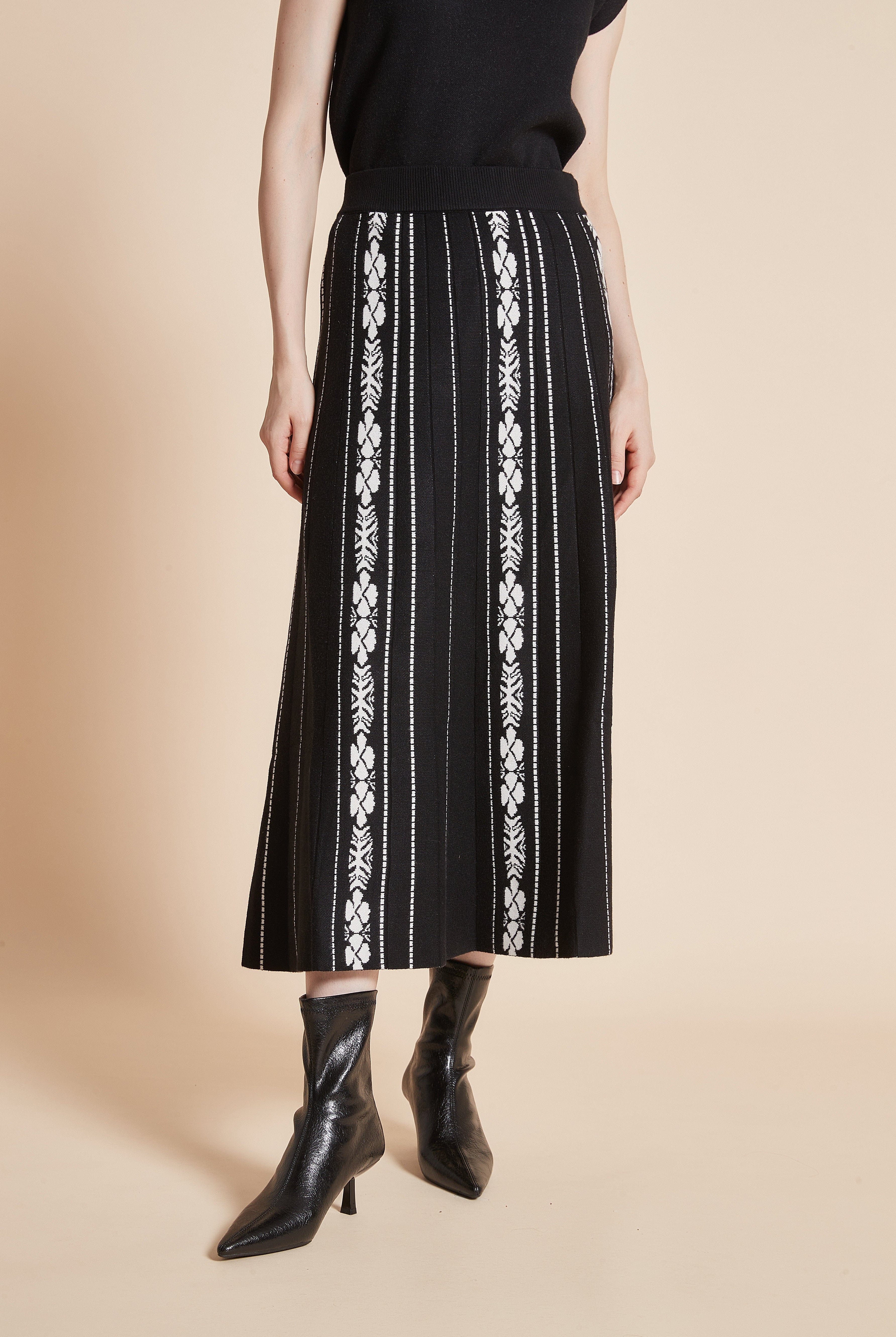 يولا تنورة نسائية ميدي مورده