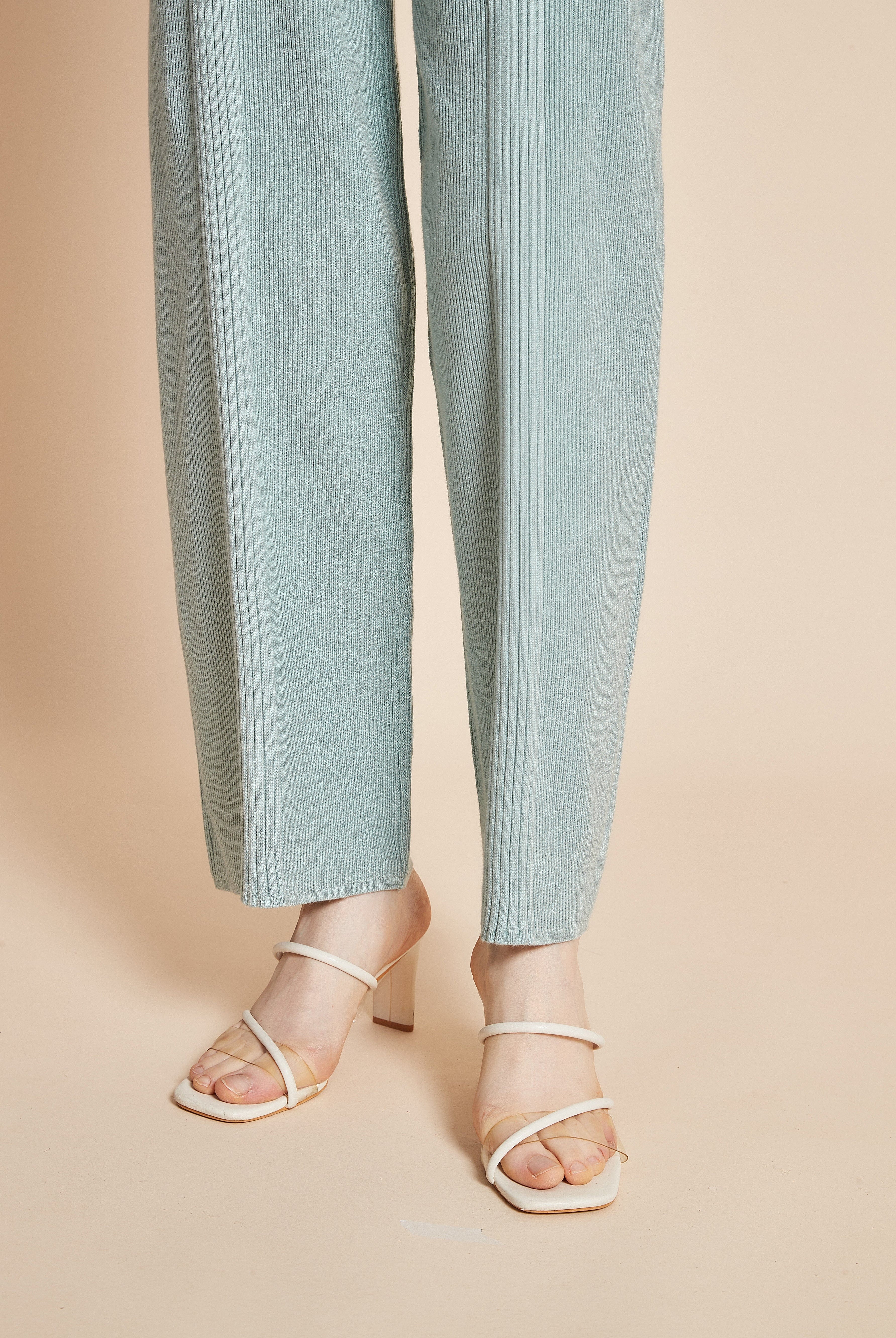 يولا بنطلون نسائي طويل برجل واسعة سادة