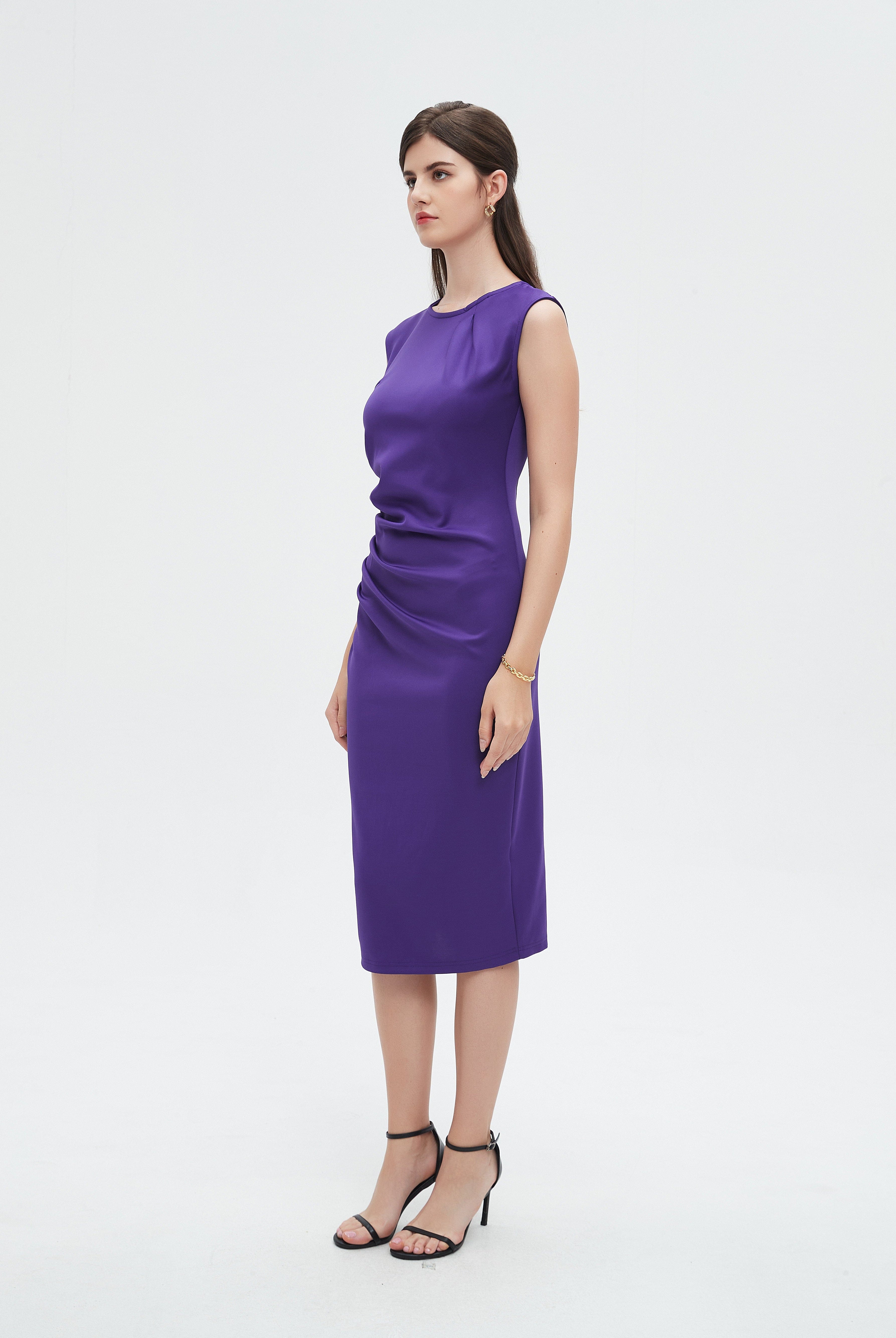 نتشي فستان مخملي نسائي للمناسبات كات ساده