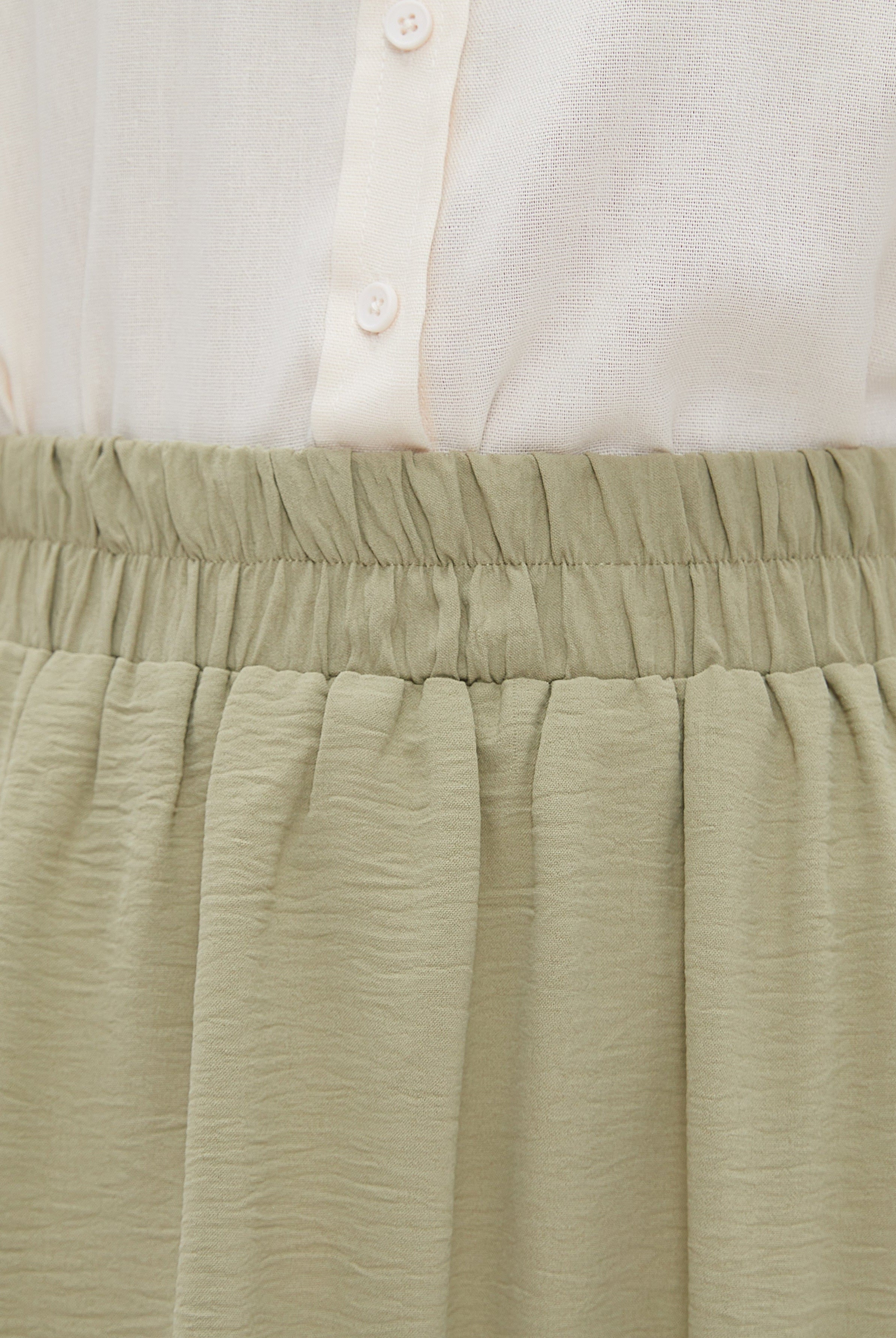 نتشي تنورة طويلة سادة كلاسيك