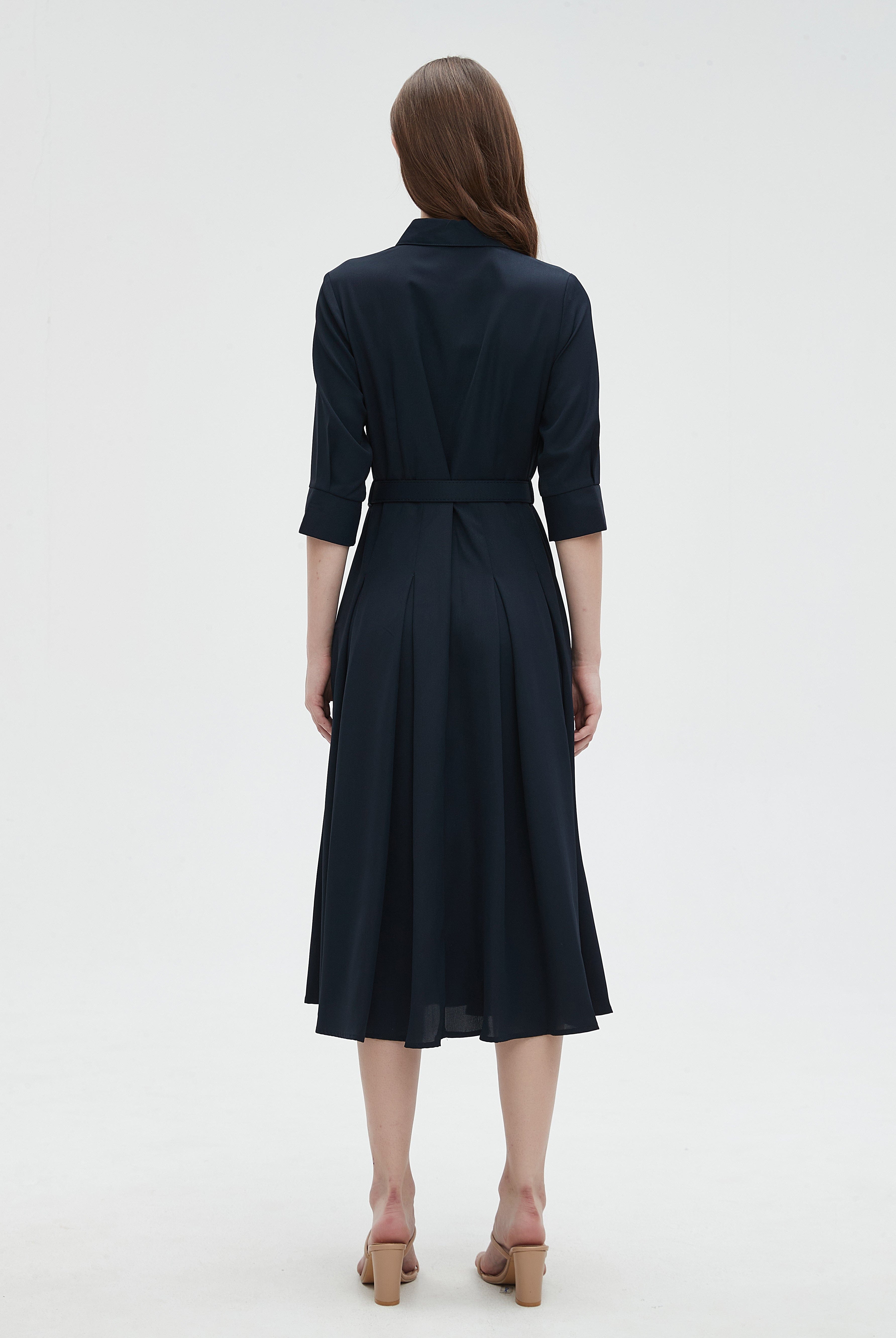 ميكا بلوزة نسائية بياقة 3/4 كم