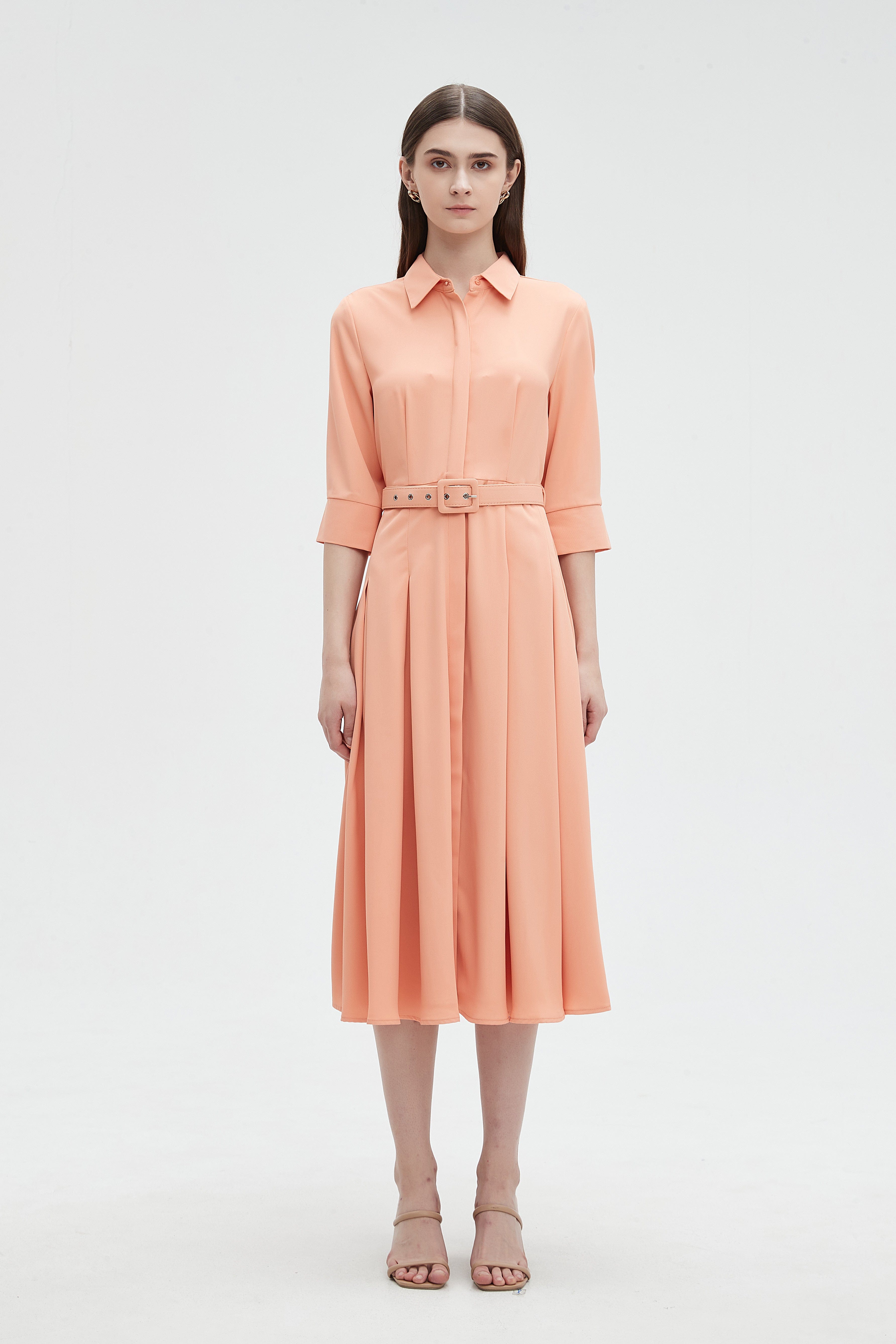 ميكا بلوزة نسائية بياقة 3/4 كم