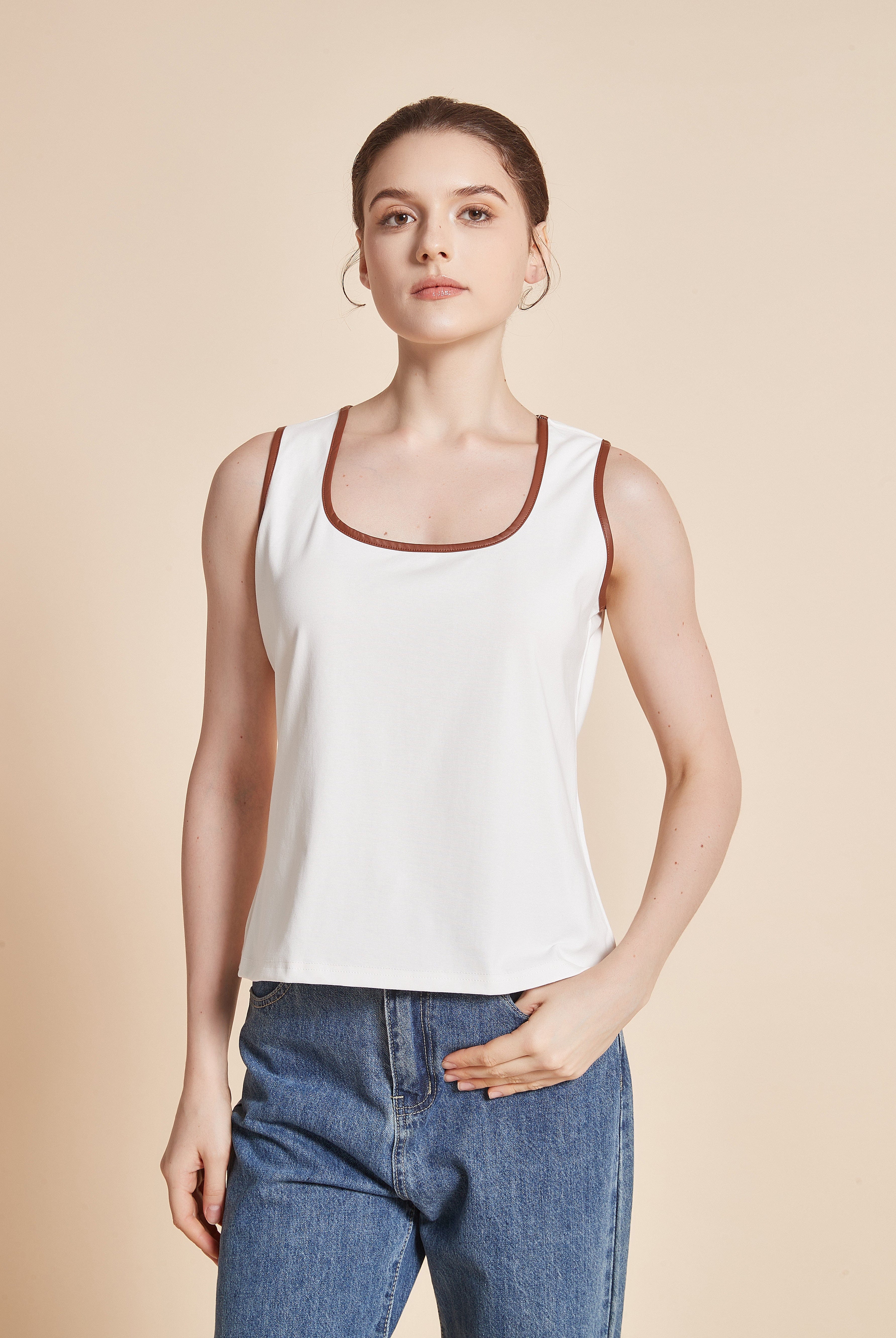 يولا بلوزة نسائية كات بفتحة صدر مربعة