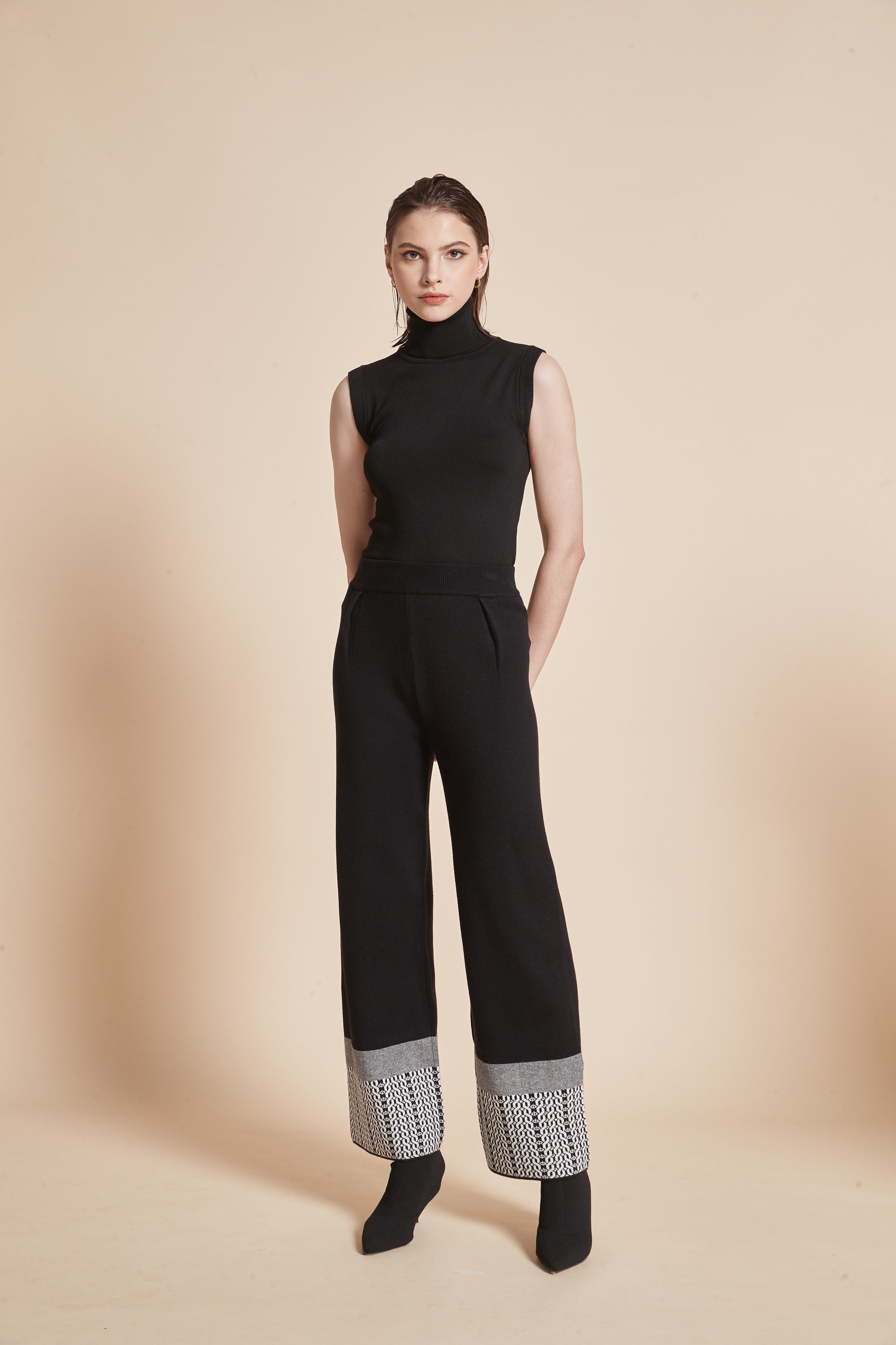 يولا بنطلون نسائي طويل برجل واسعة مريح