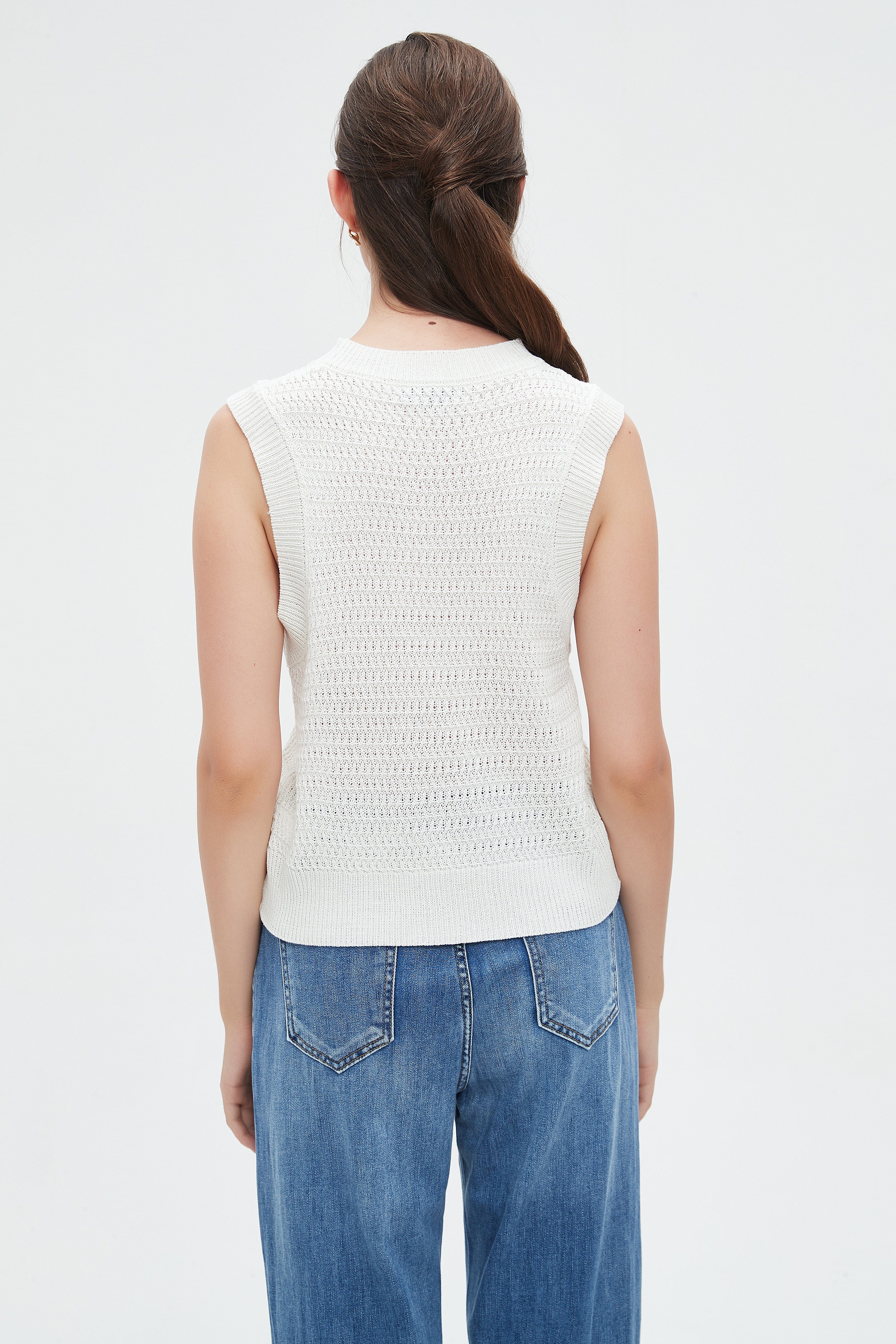 نتشي بلوزة دانتيل نسائية سادة كات