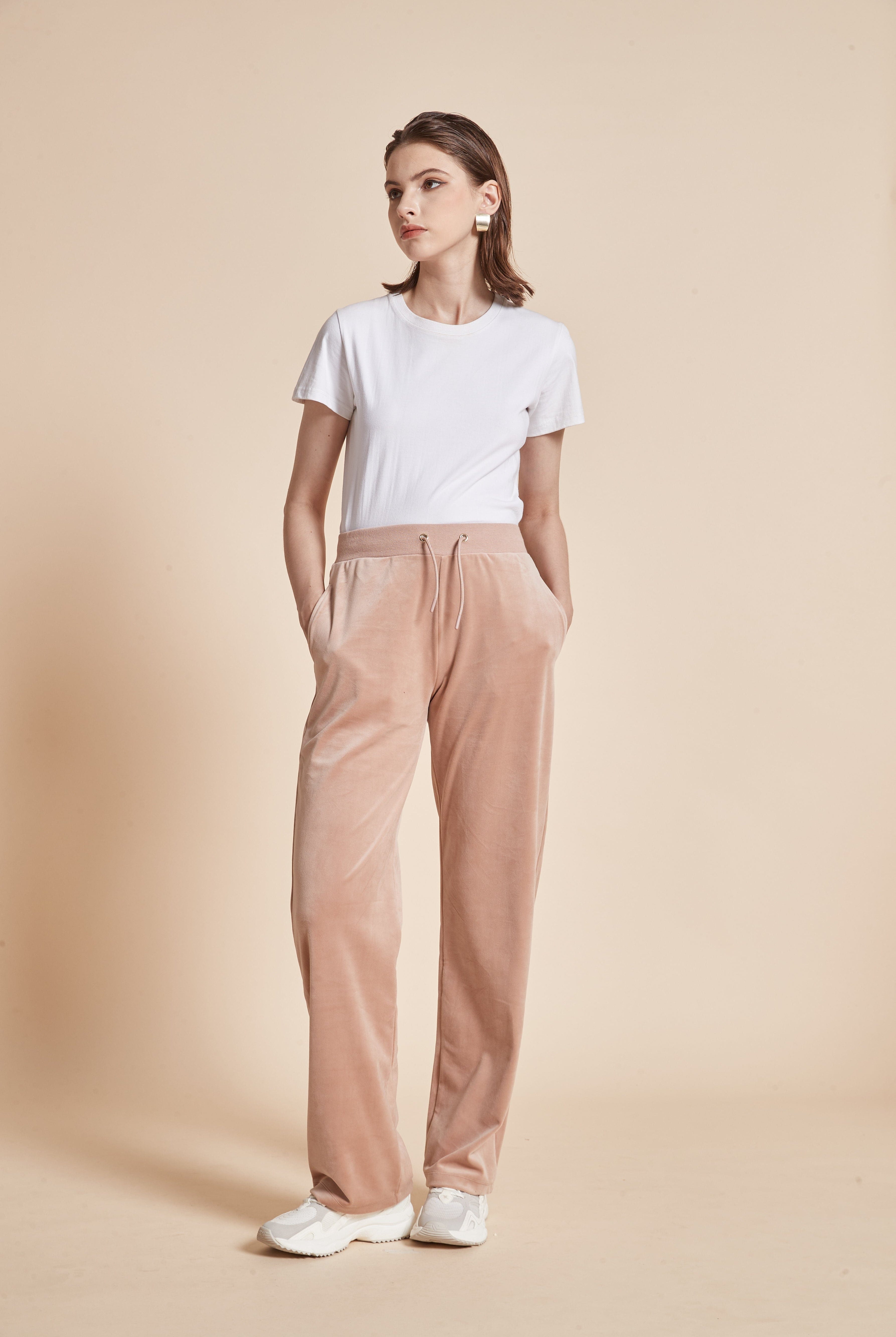 يولا بنطلون نسائي مريح برجل طويلة واسعة