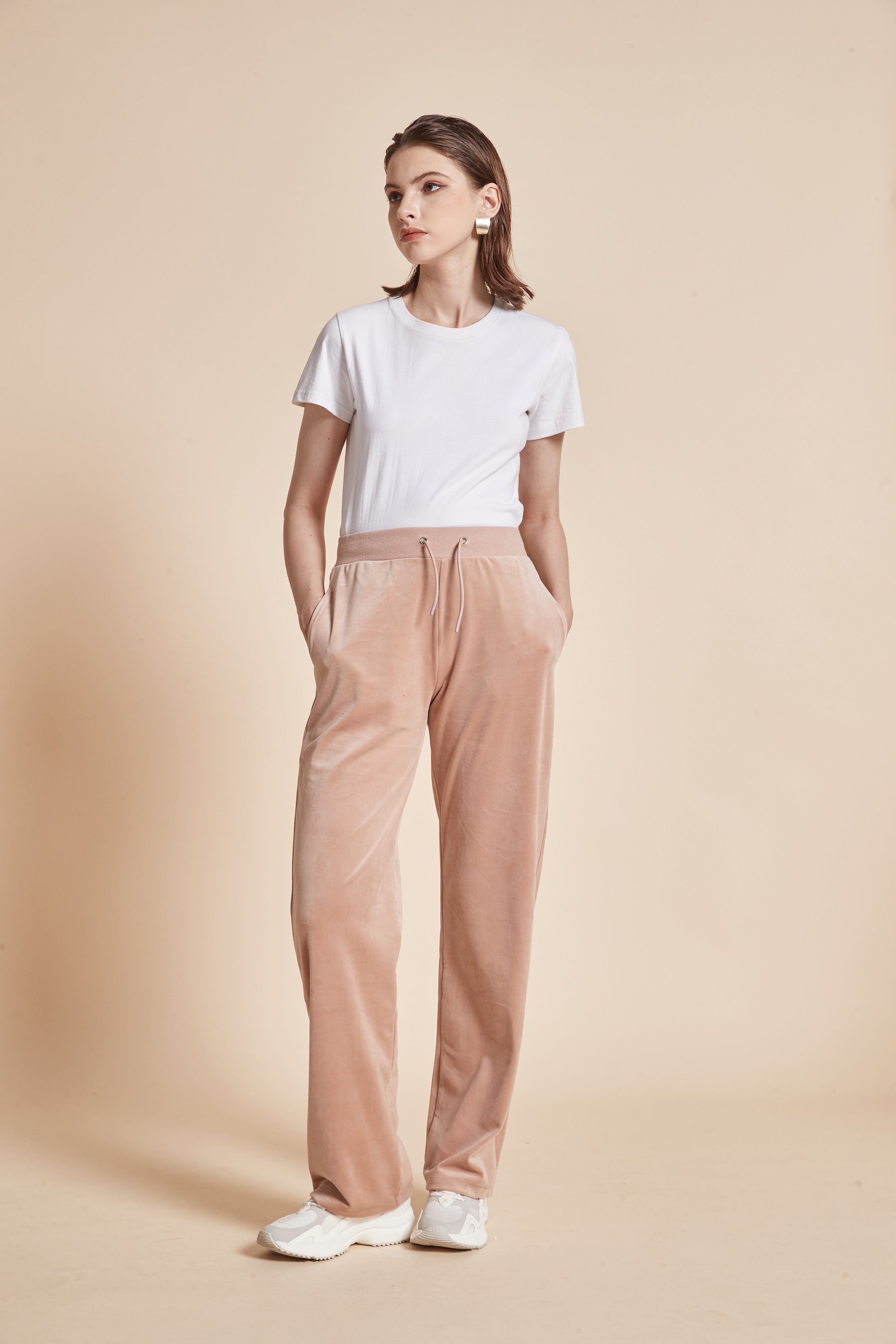 يولا بنطلون نسائي مريح برجل طويلة واسعة