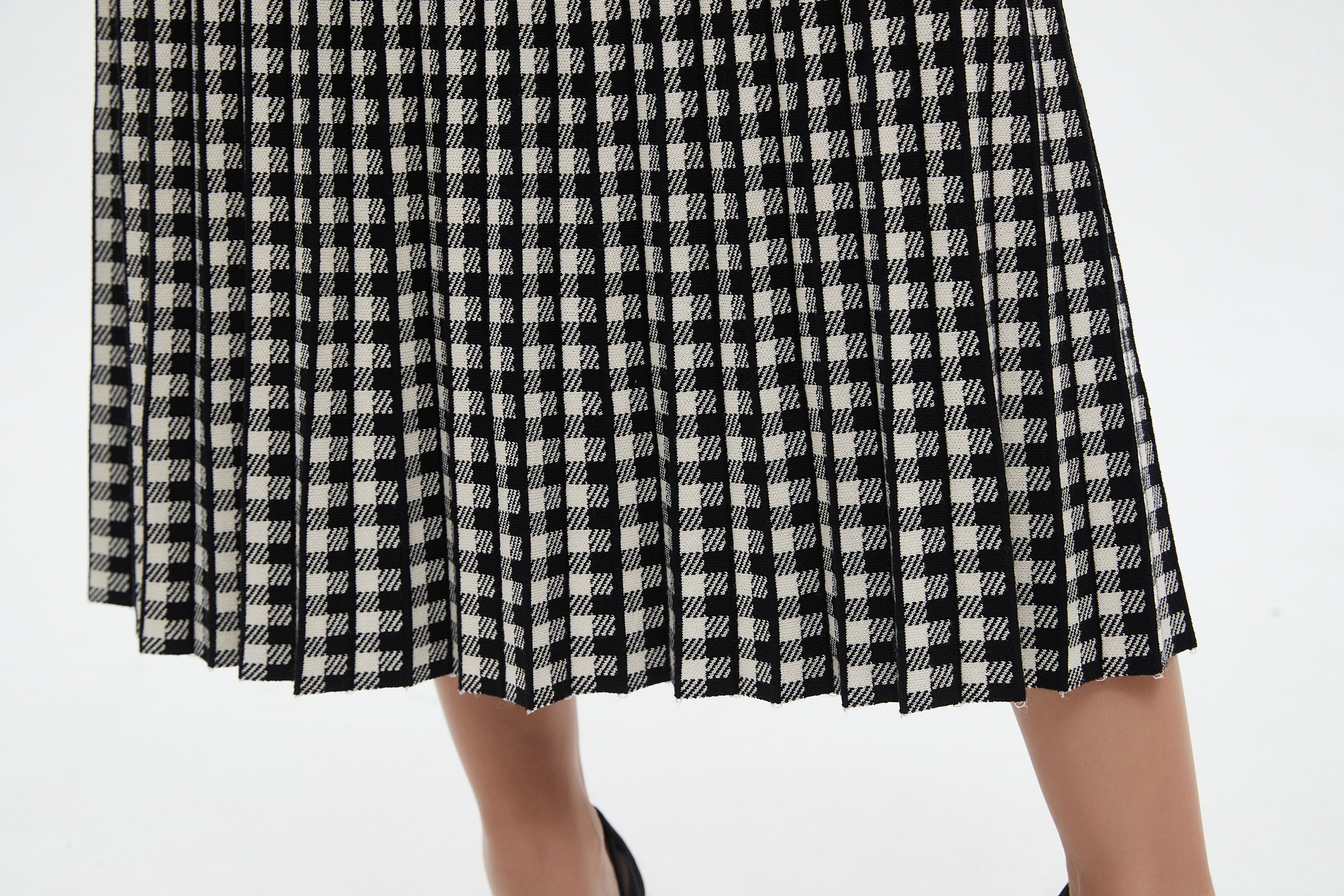 نتشي تنورة ميدي هاي ويست مطبوعة