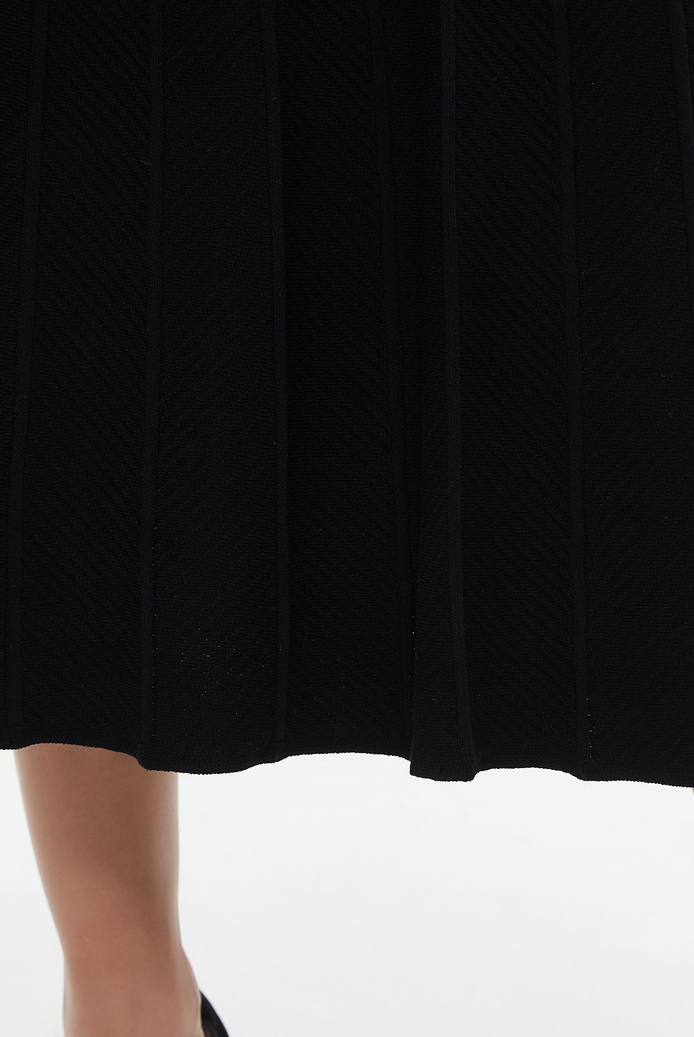 نتشي تنورة ميدي نسائية مضلعة بالطول