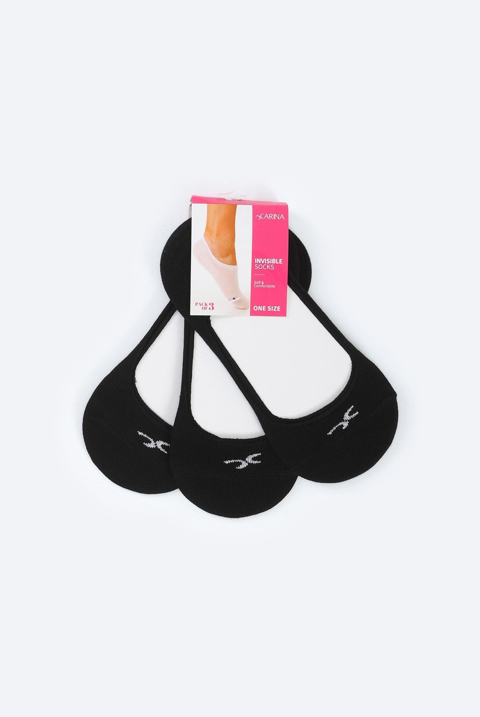 كارينا جوارب قطنية غير مرئية - 3 أزواج