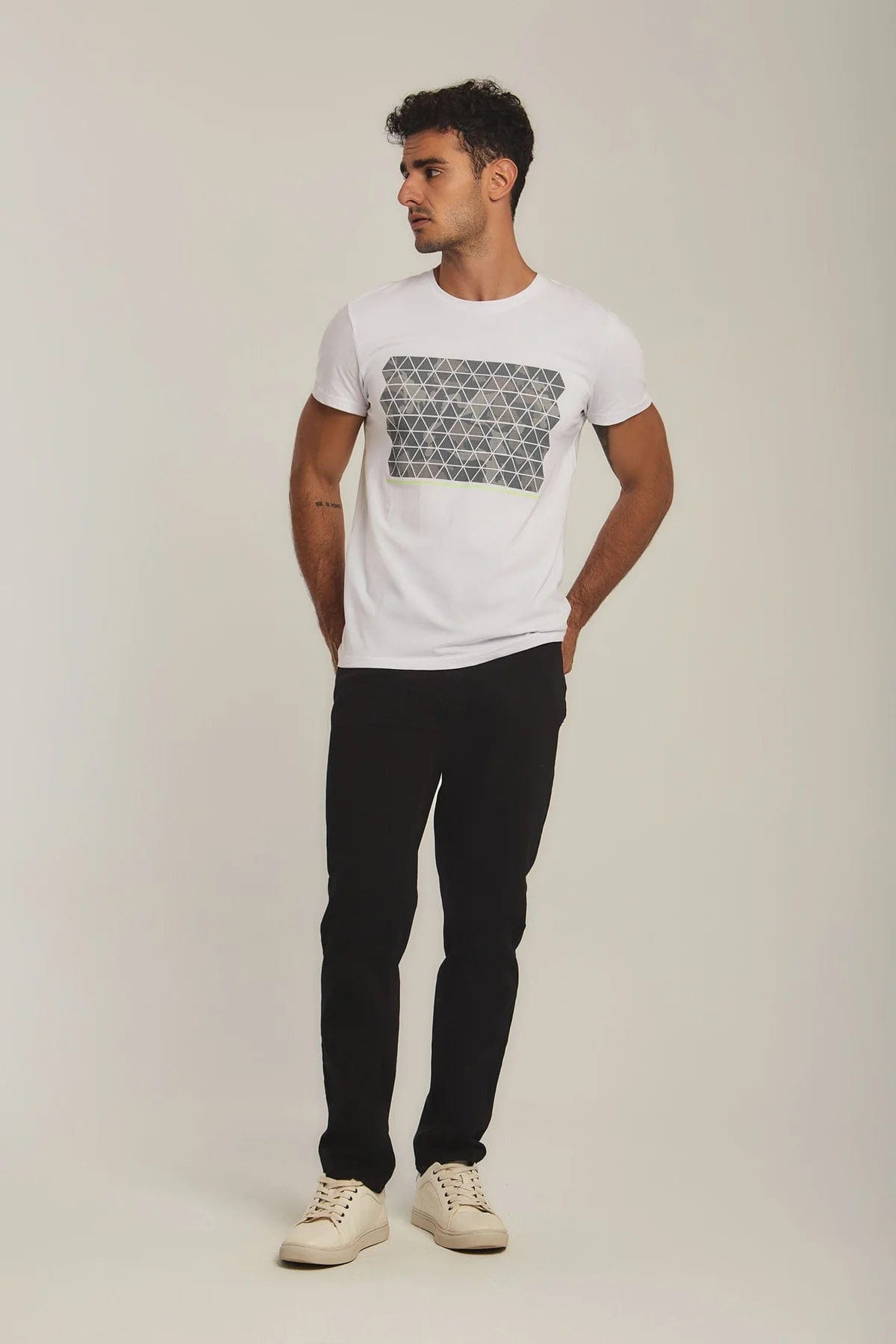 داليدرس بنطلون رجالي سادة واسع أسود