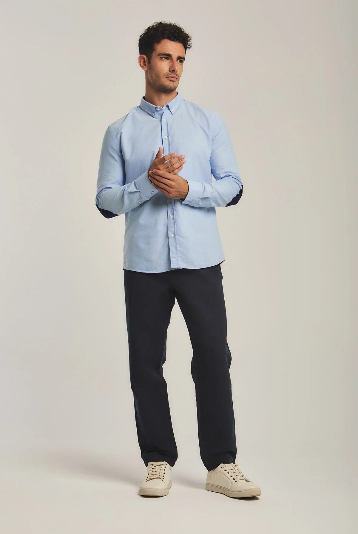 داليدرس بنطلون رجالي سادة واسع طويل