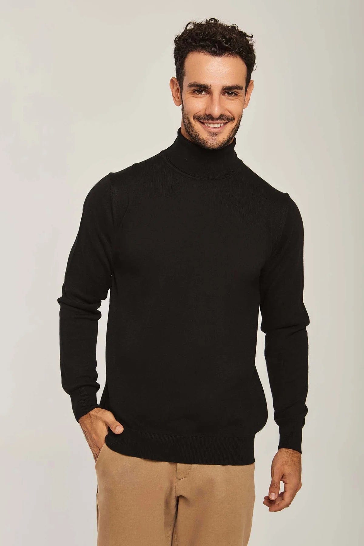 داليدرس بلوفر رجالي مخطط بالعرض بكم طويل