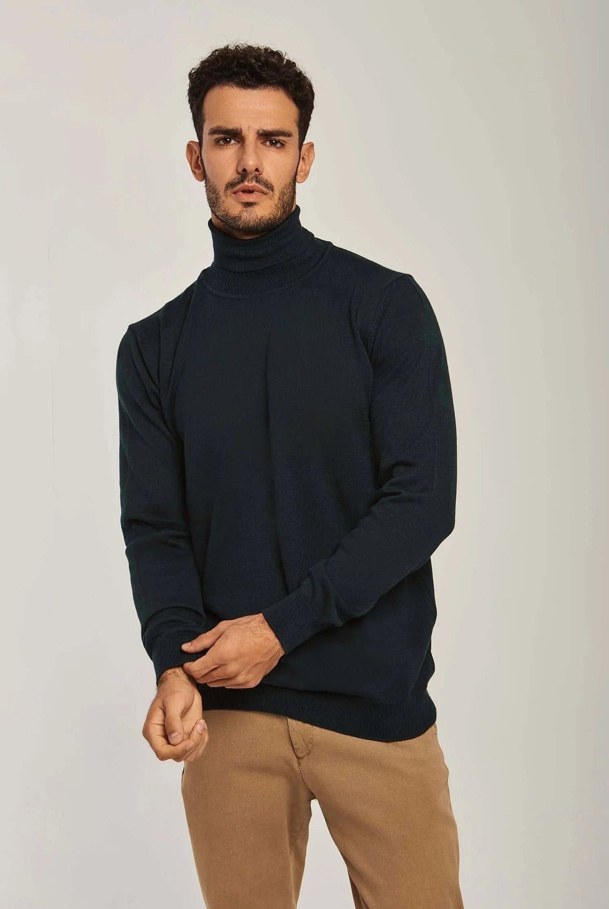 داليدرس بلوفر رجالي مخطط بالعرض بكم طويل