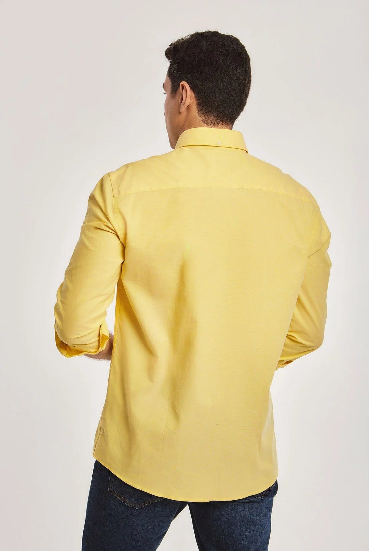 داليدرس قميص رجالي بأزرار أمامي كم طويل