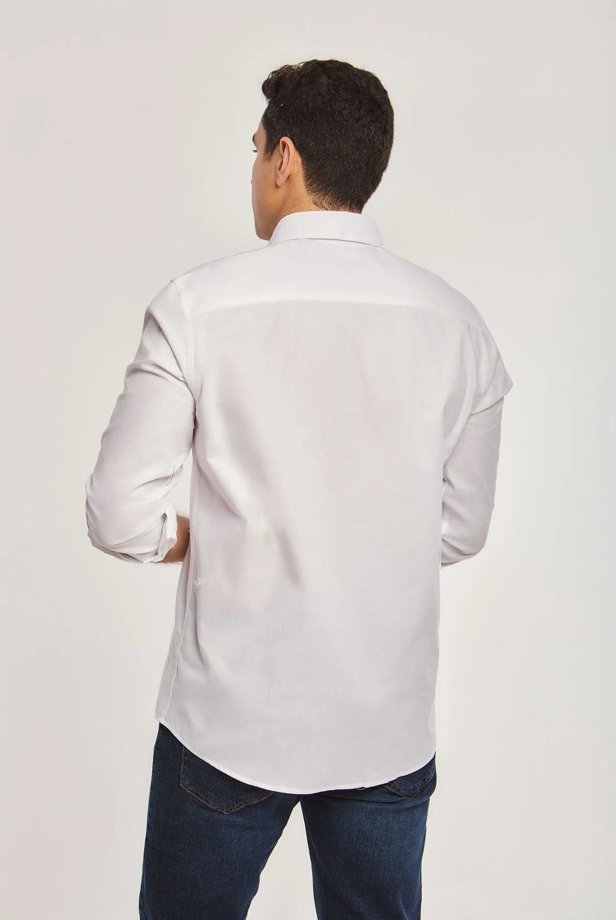 داليدرس قميص رجالي بأزرار أمامي كم طويل