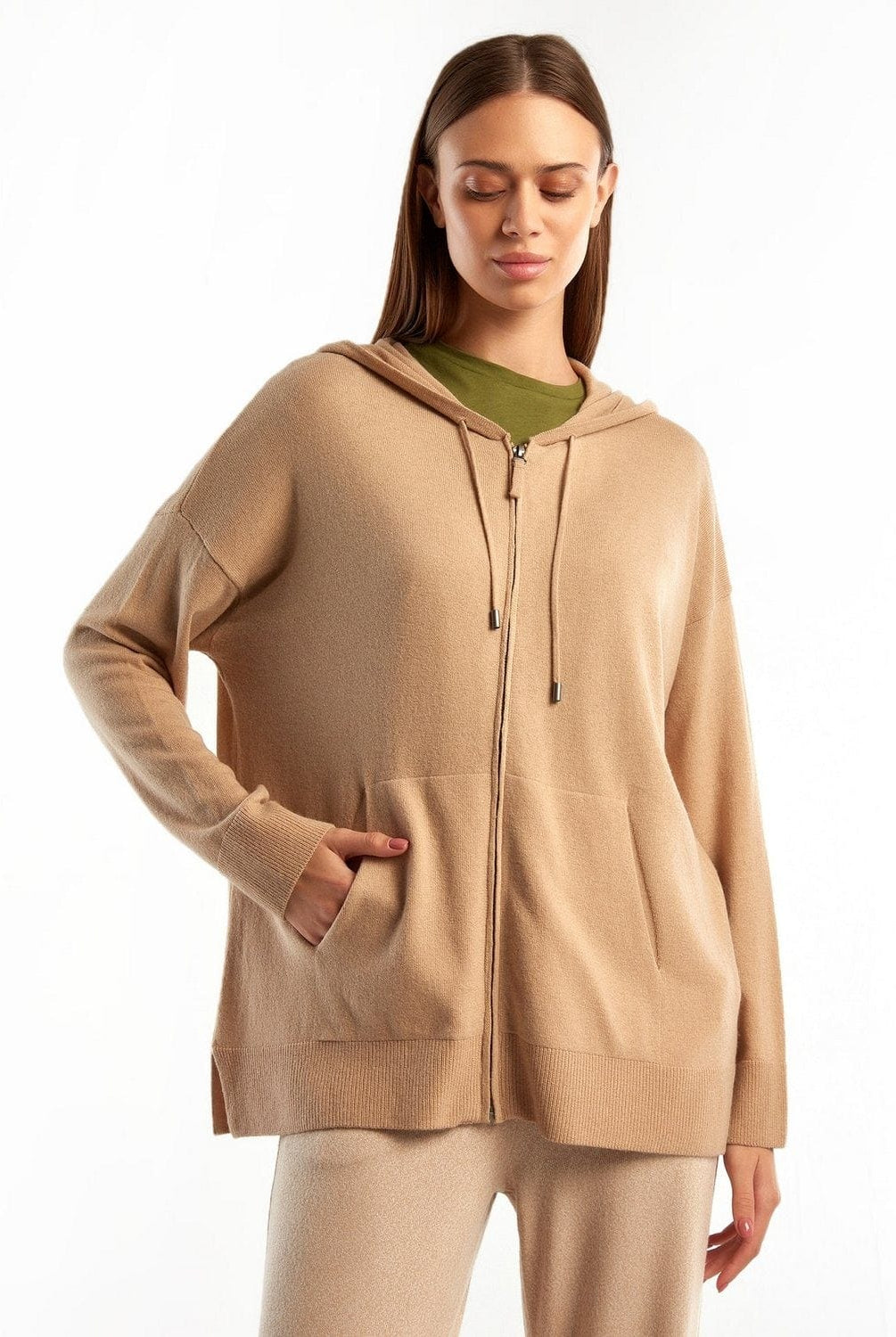 يونايتد كولورز اوف بينيتون هودي من الكشمير نسائي