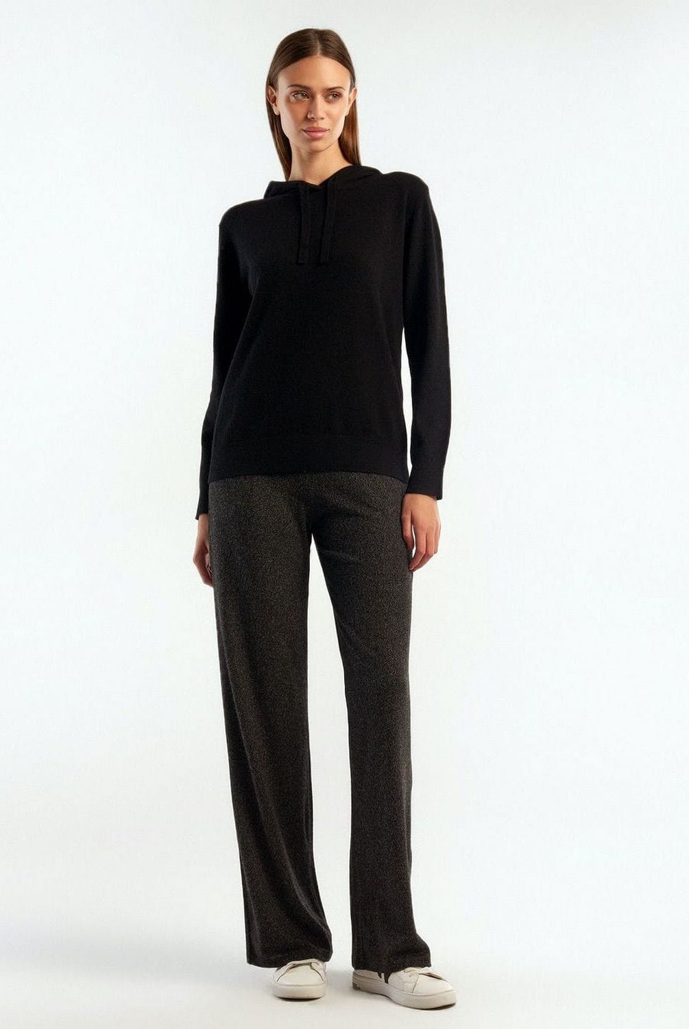 يونايتد كولورز اوف بينيتون سترة رمادية داكنة بغطاء للرأس